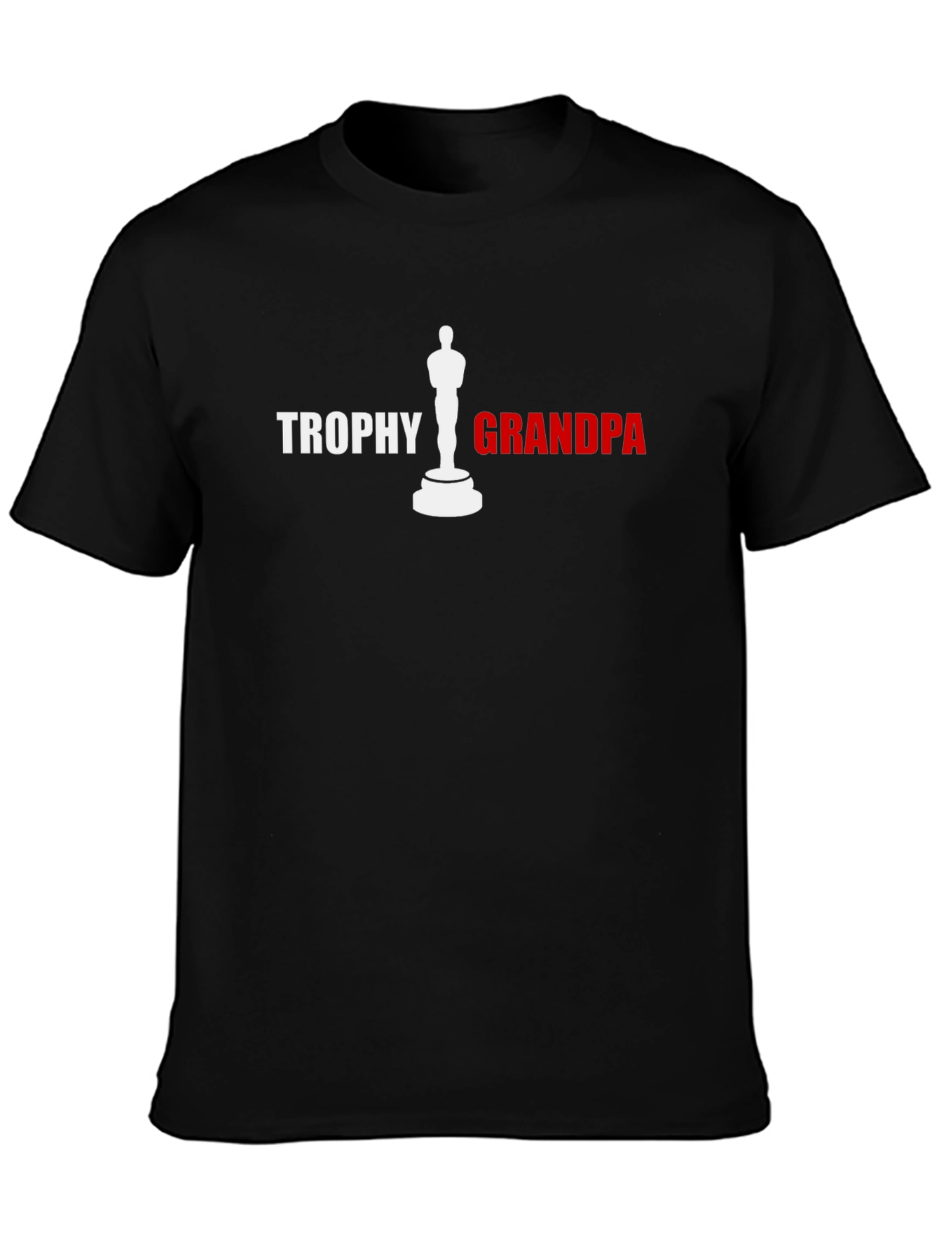 Trophy Grandpa Graphic Tee - Black