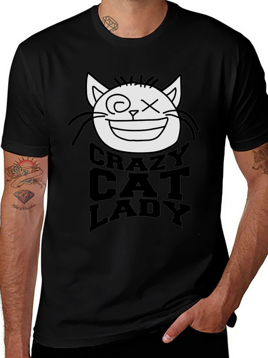 Crazy Cat Lady Graphic T-Shirt - Unisex Fit