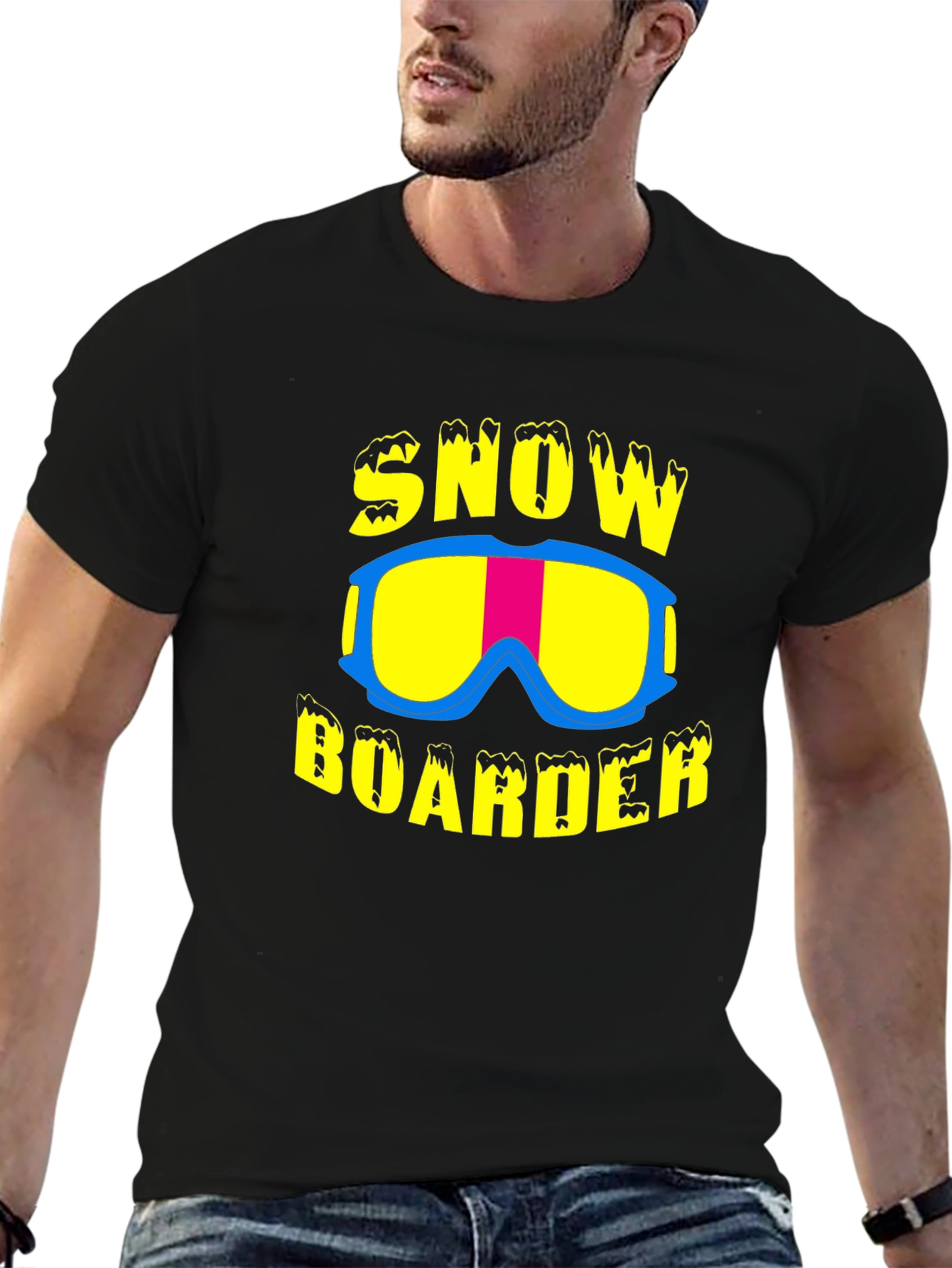 Snowboarder Graphic T-Shirt - Winter Sports Tee