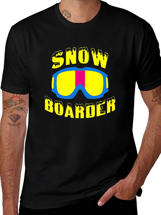 Snowboarder Graphic T-Shirt - Winter Sports Tee