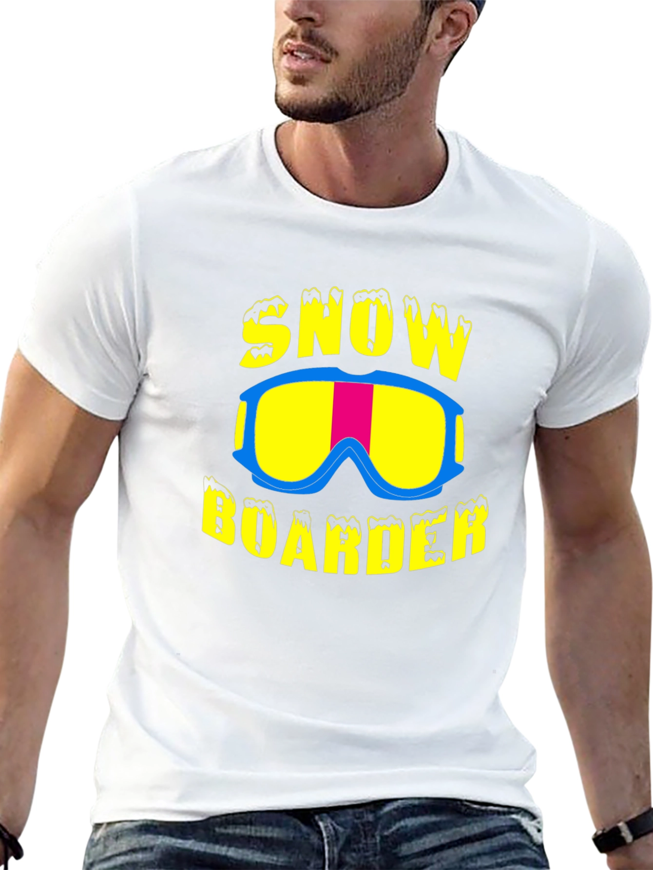 Snowboarder Graphic T-Shirt - Winter Sports Tee