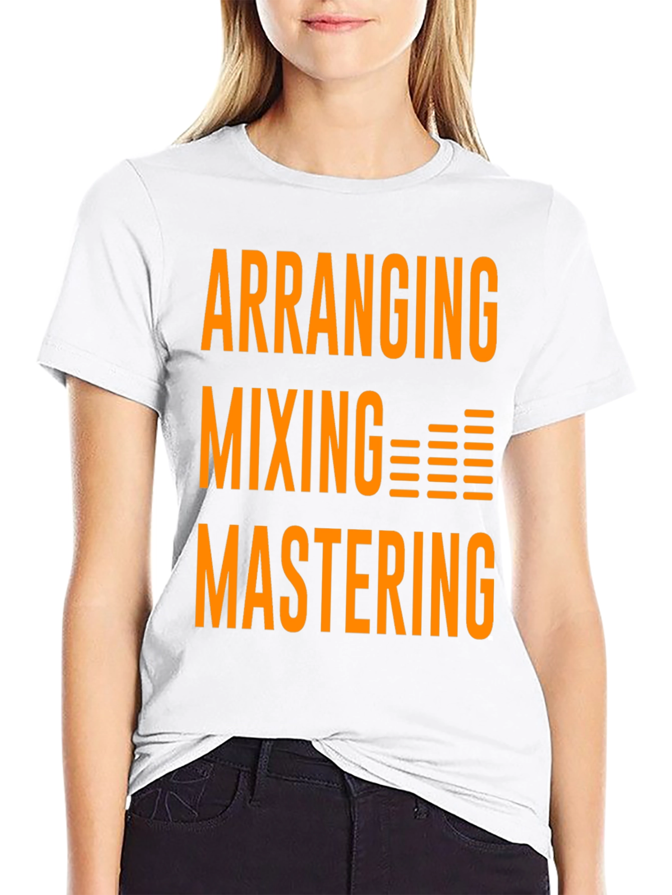Arranging Mixing Mastering T-Shirt - Black Graphic Tee