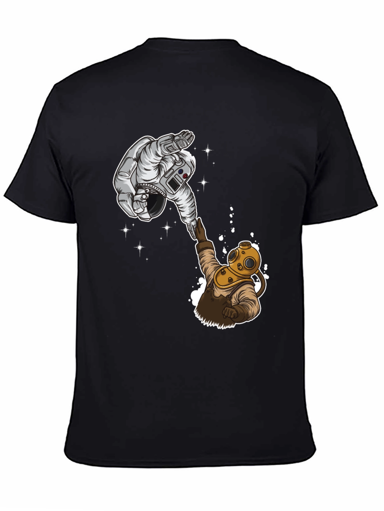 Astronaut & Diver T-Shirt - Space & Ocean United