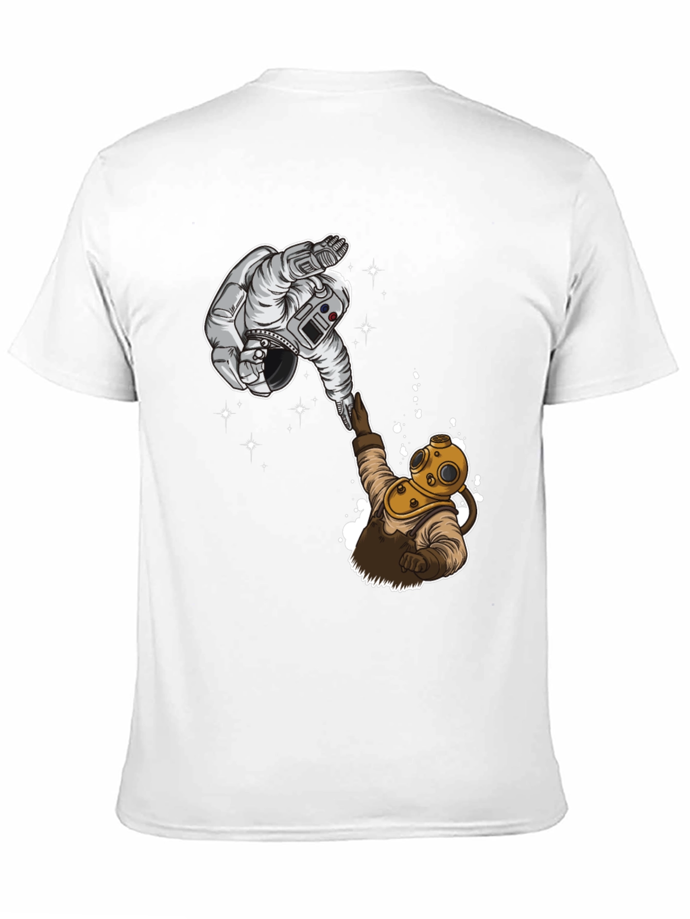 Astronaut & Diver T-Shirt - Space & Ocean United