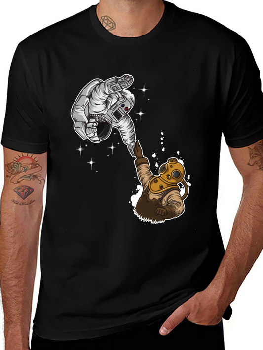 Astronaut & Diver T-Shirt - Space & Ocean United