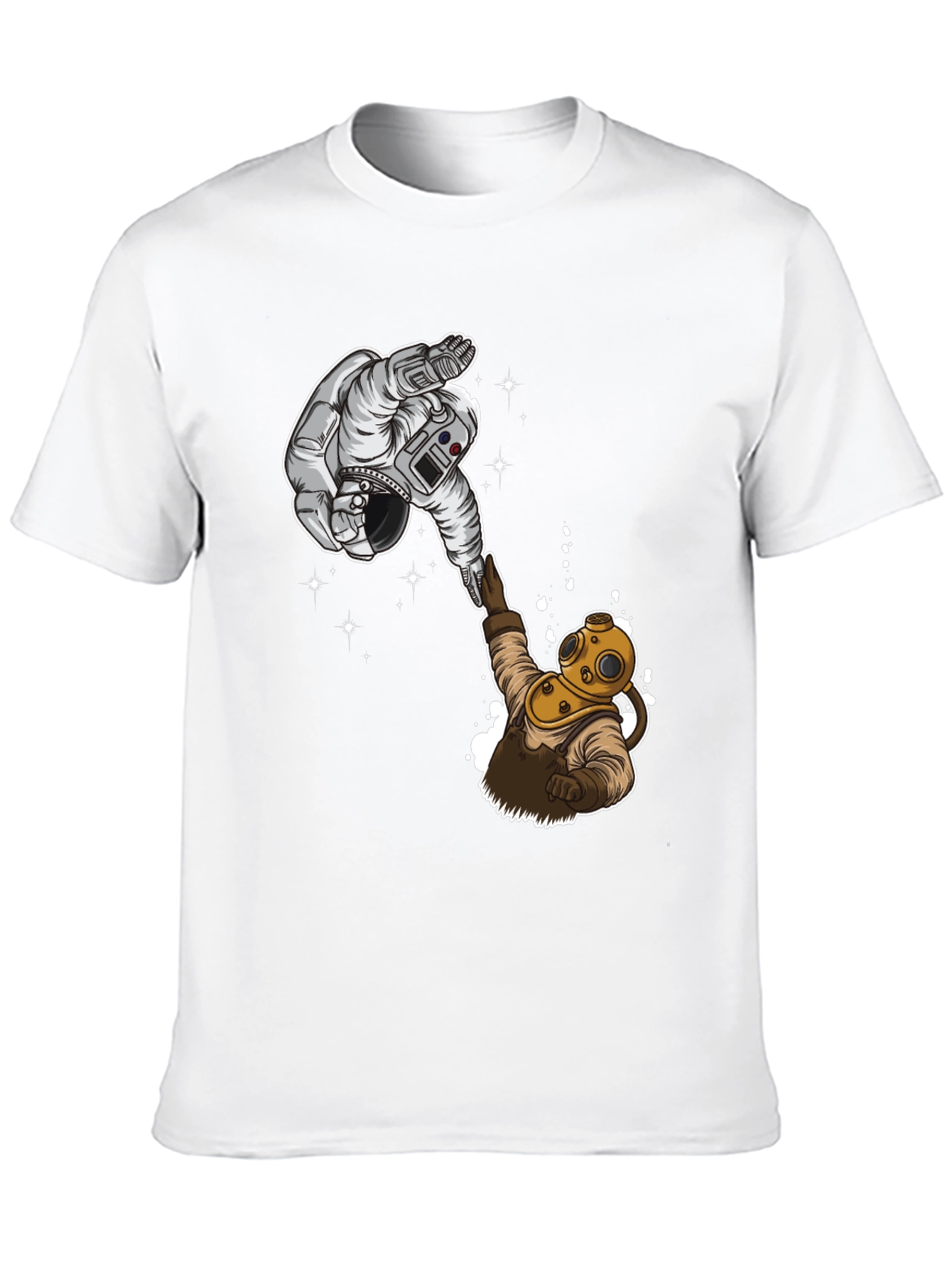 Astronaut & Diver T-Shirt - Space & Ocean United
