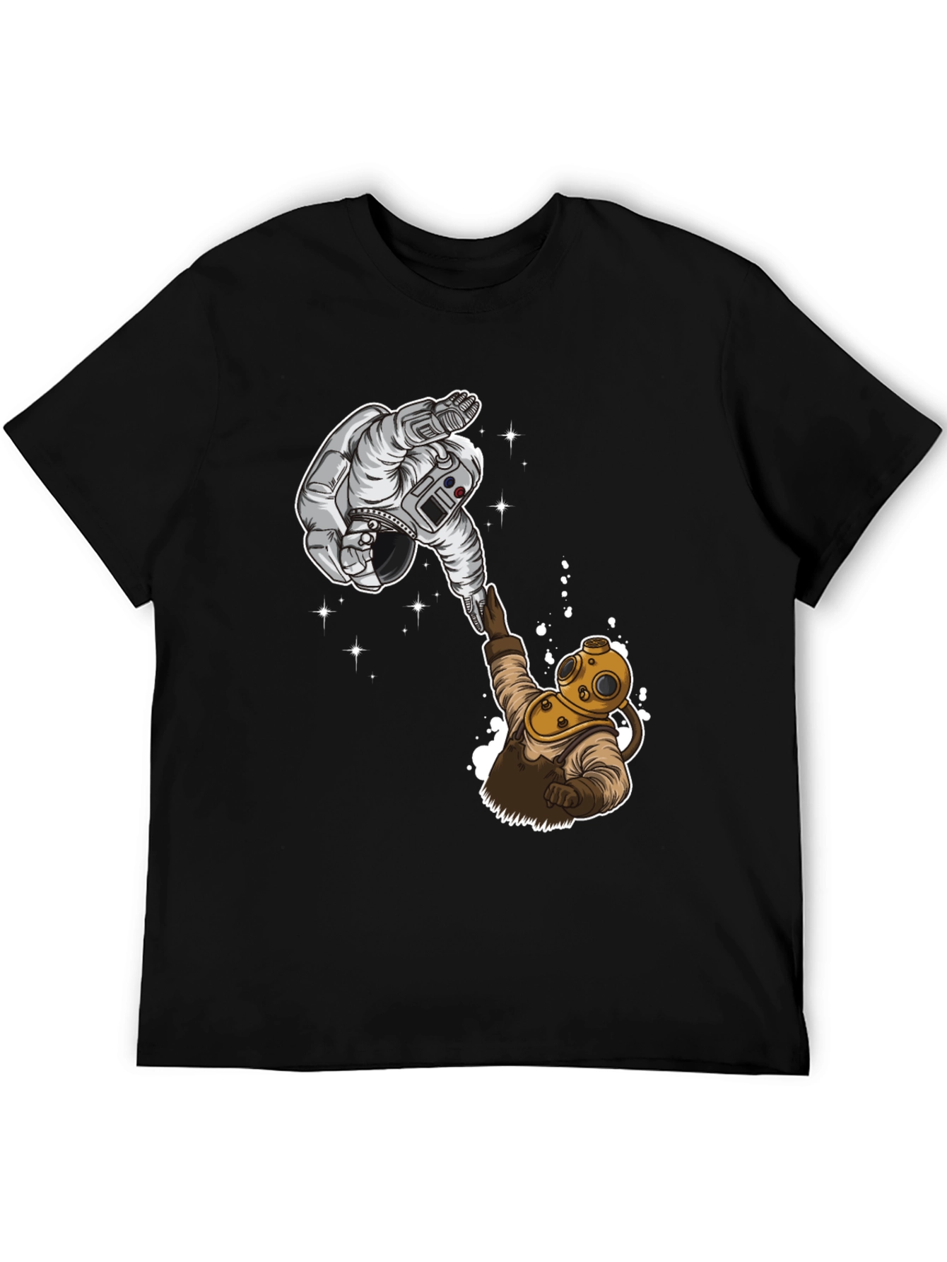 Astronaut & Diver T-Shirt - Space & Ocean United