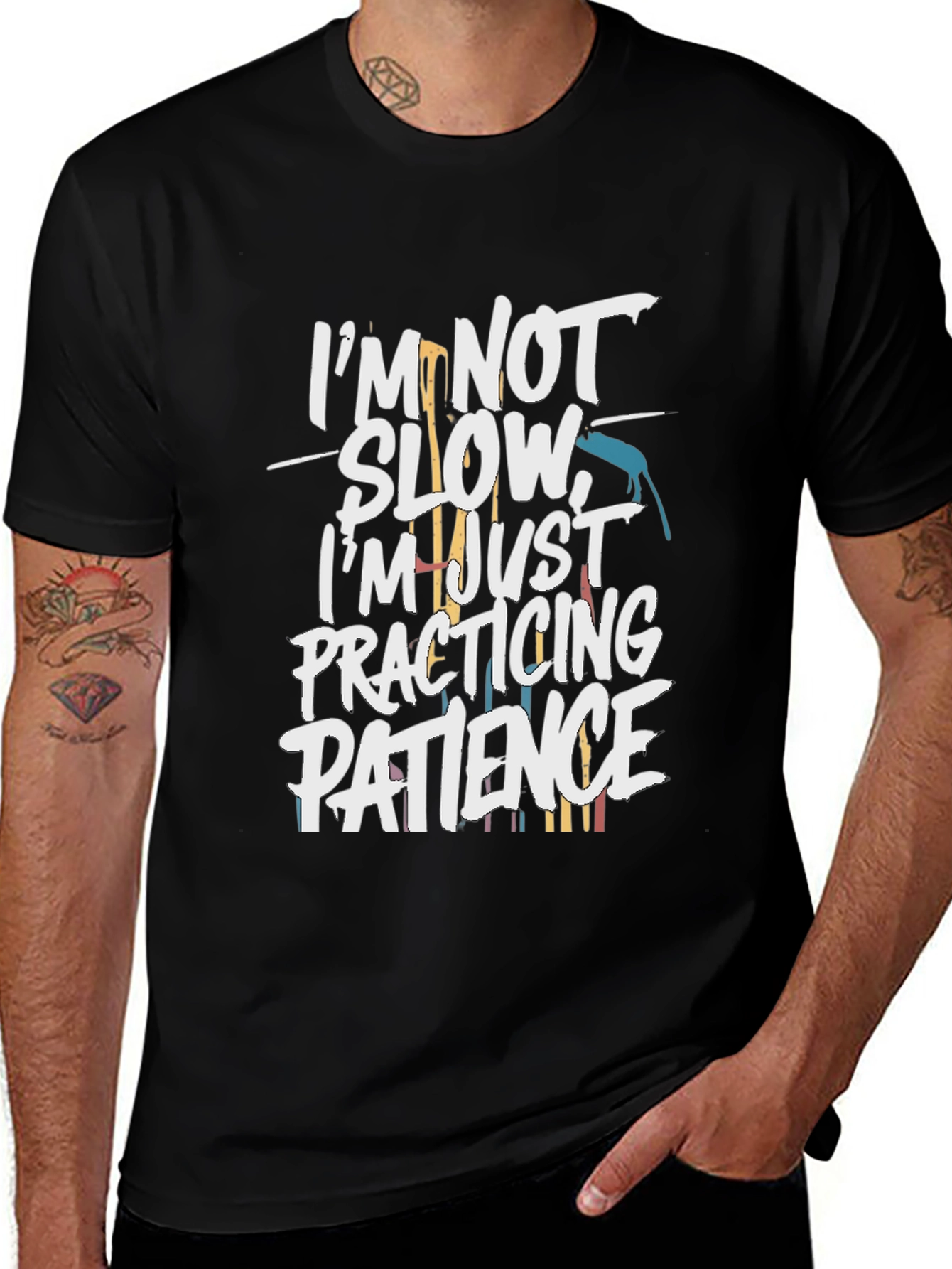 Funny Patience T-Shirt for Men