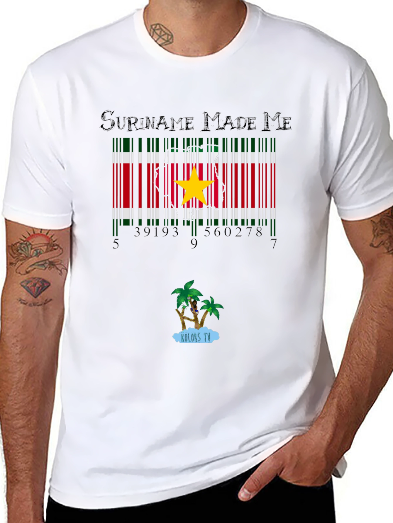 Suriname Made Me Black T-Shirt