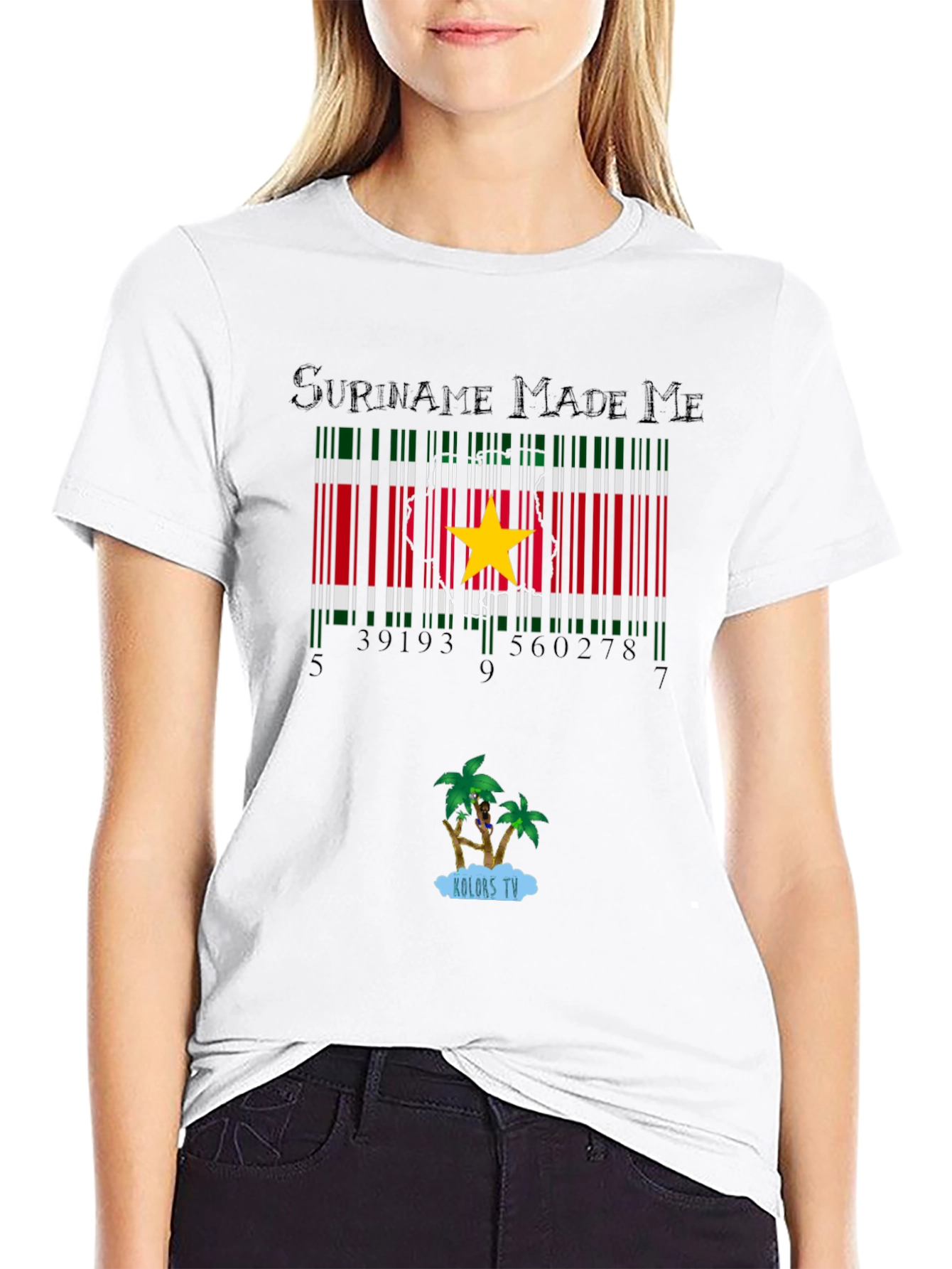 Suriname Made Me Black T-Shirt