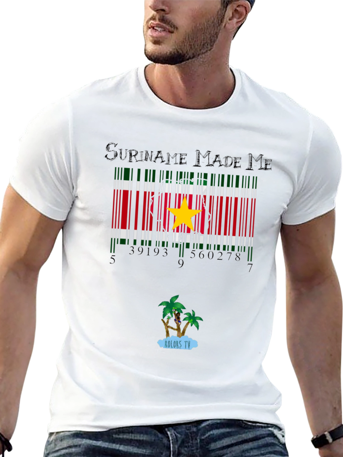Suriname Made Me Black T-Shirt