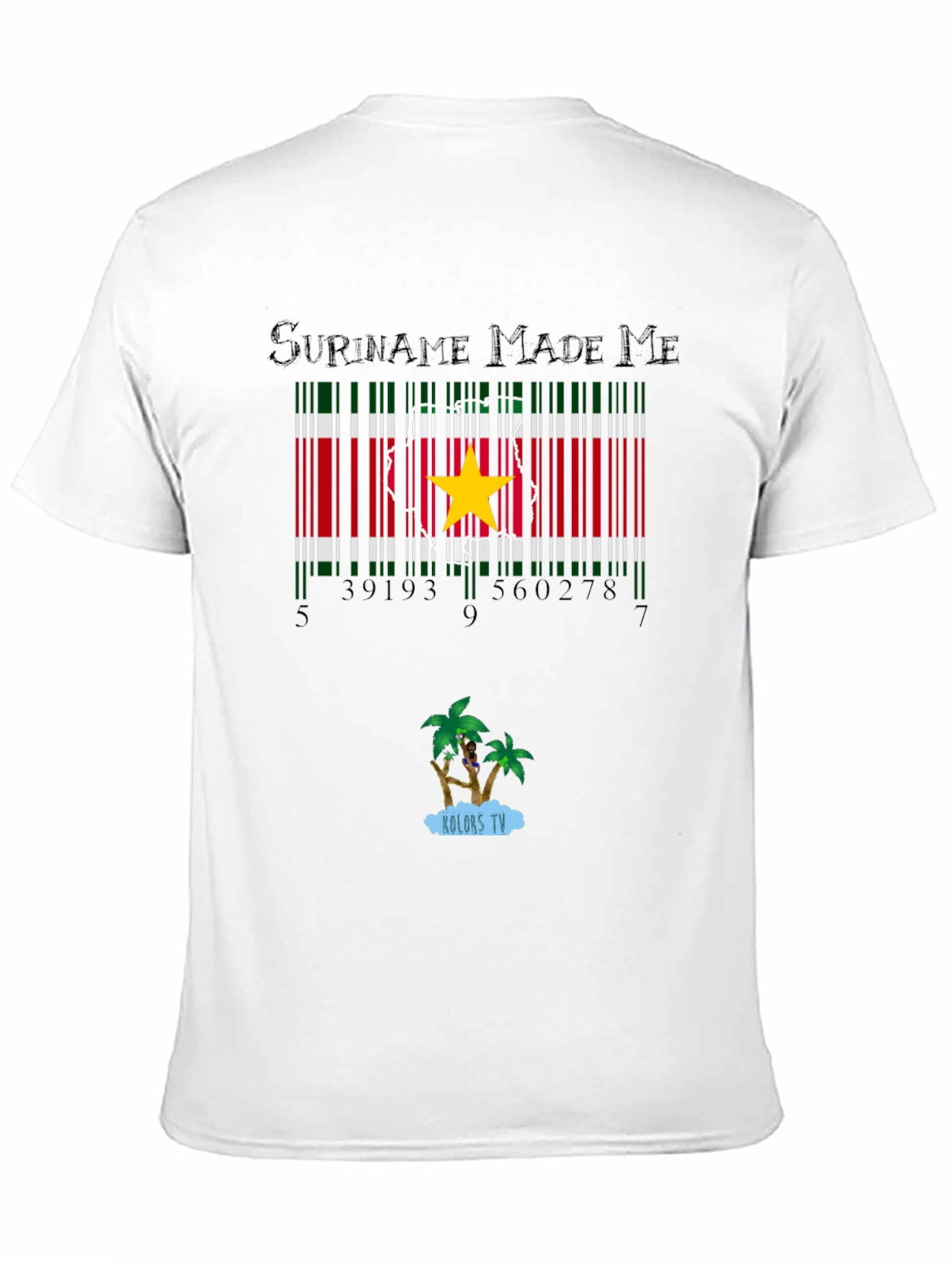 Suriname Made Me Black T-Shirt