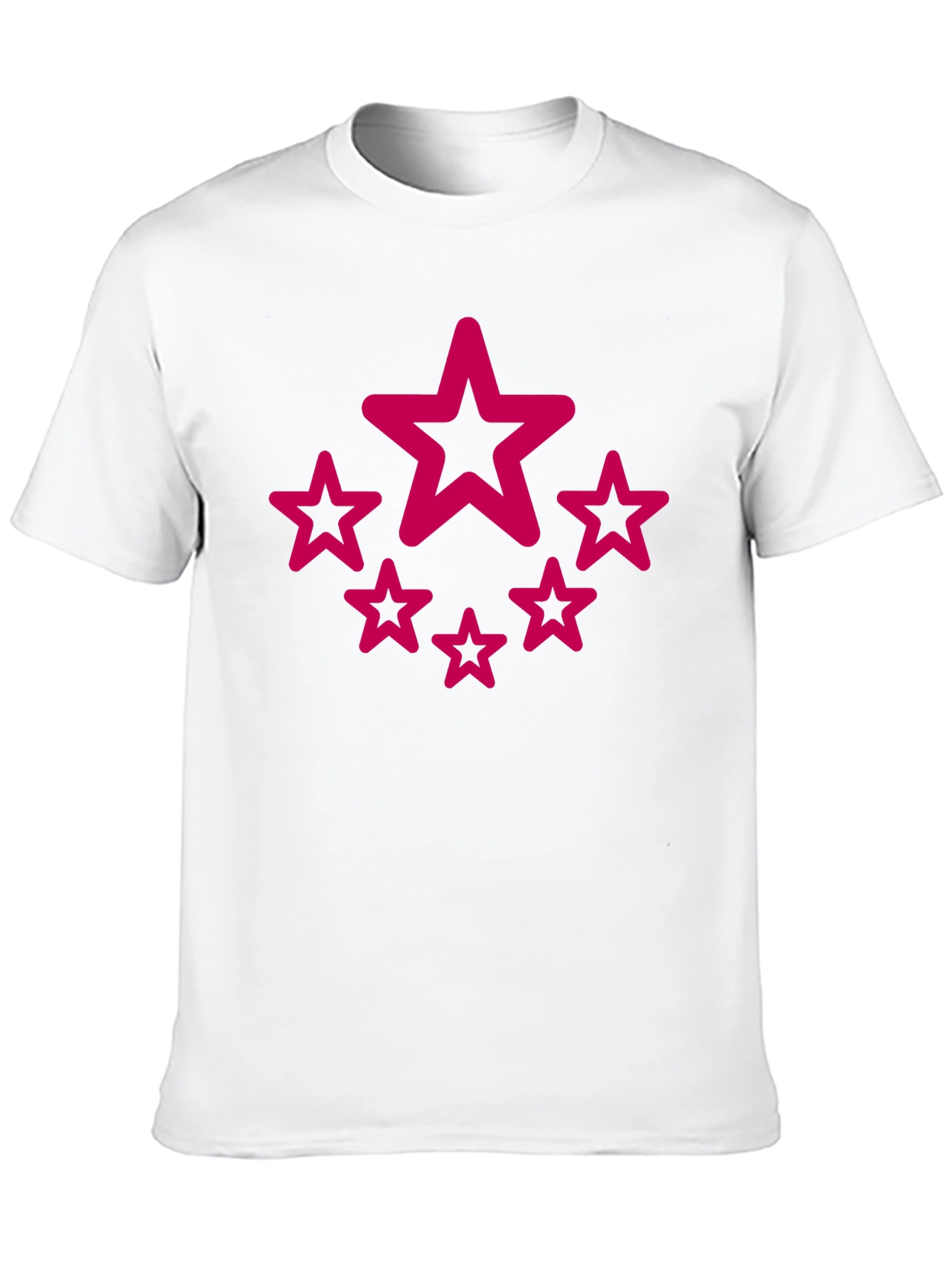 Star Circle Graphic Black T-Shirt