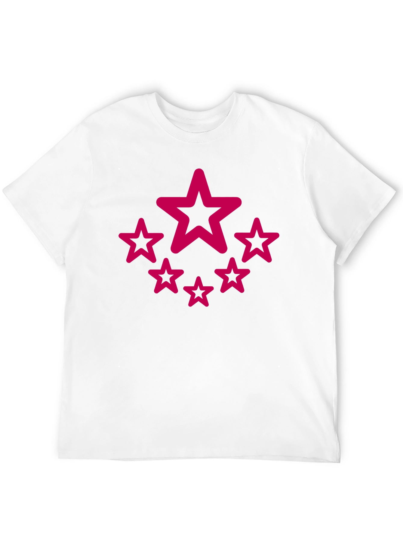 Star Circle Graphic Black T-Shirt