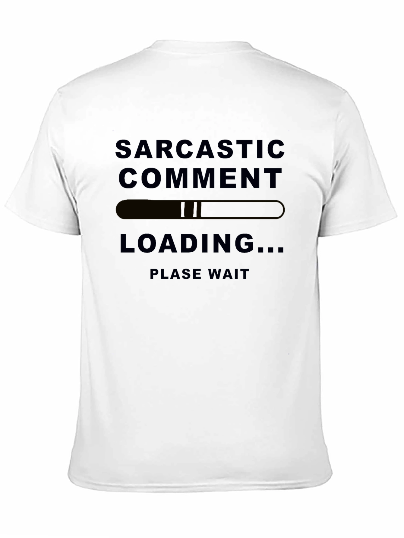 Sarcastic Comment Loading Mens Black T-Shirt