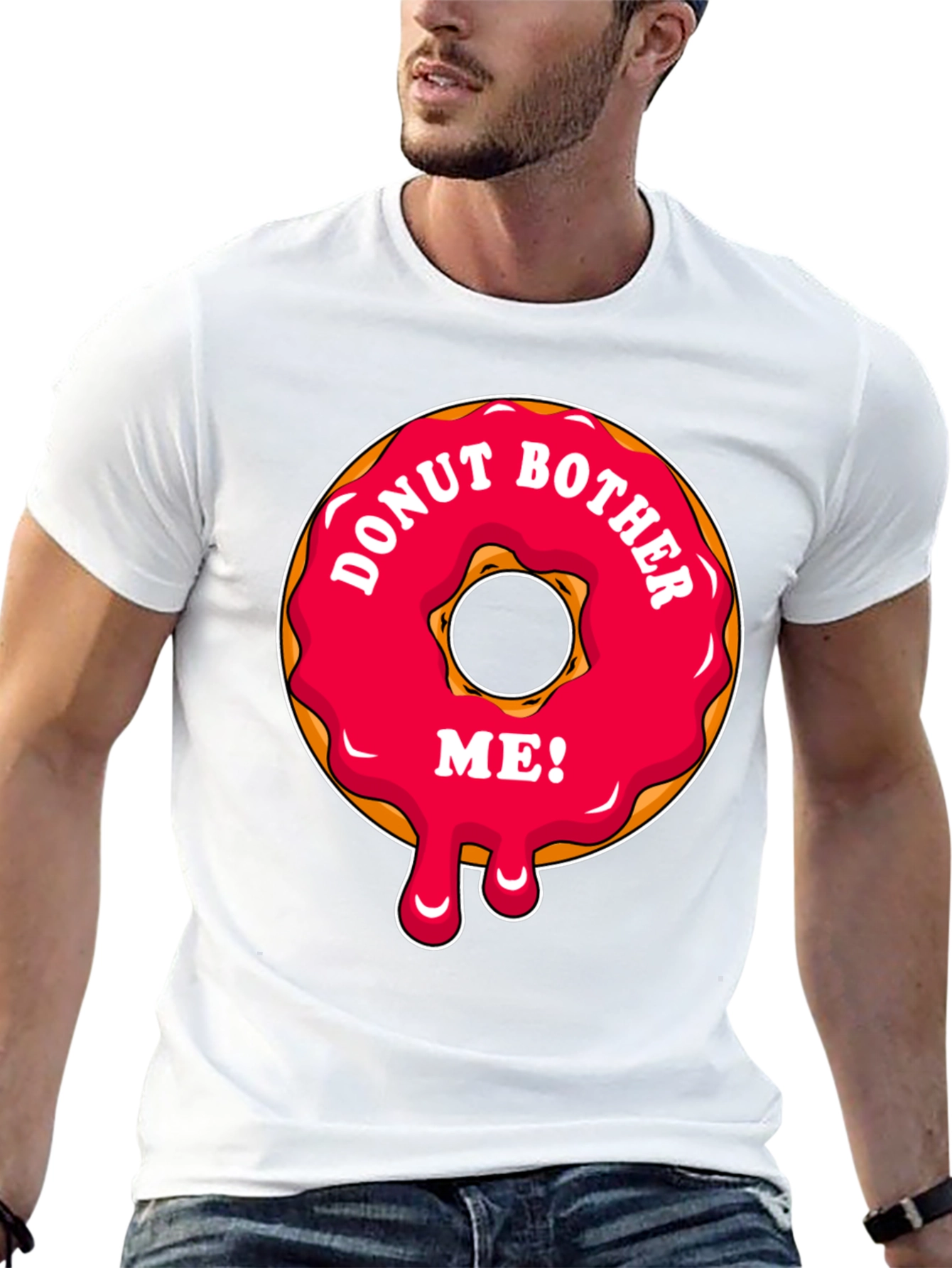 Donut Bother Me T-Shirt Funny Novelty Tee