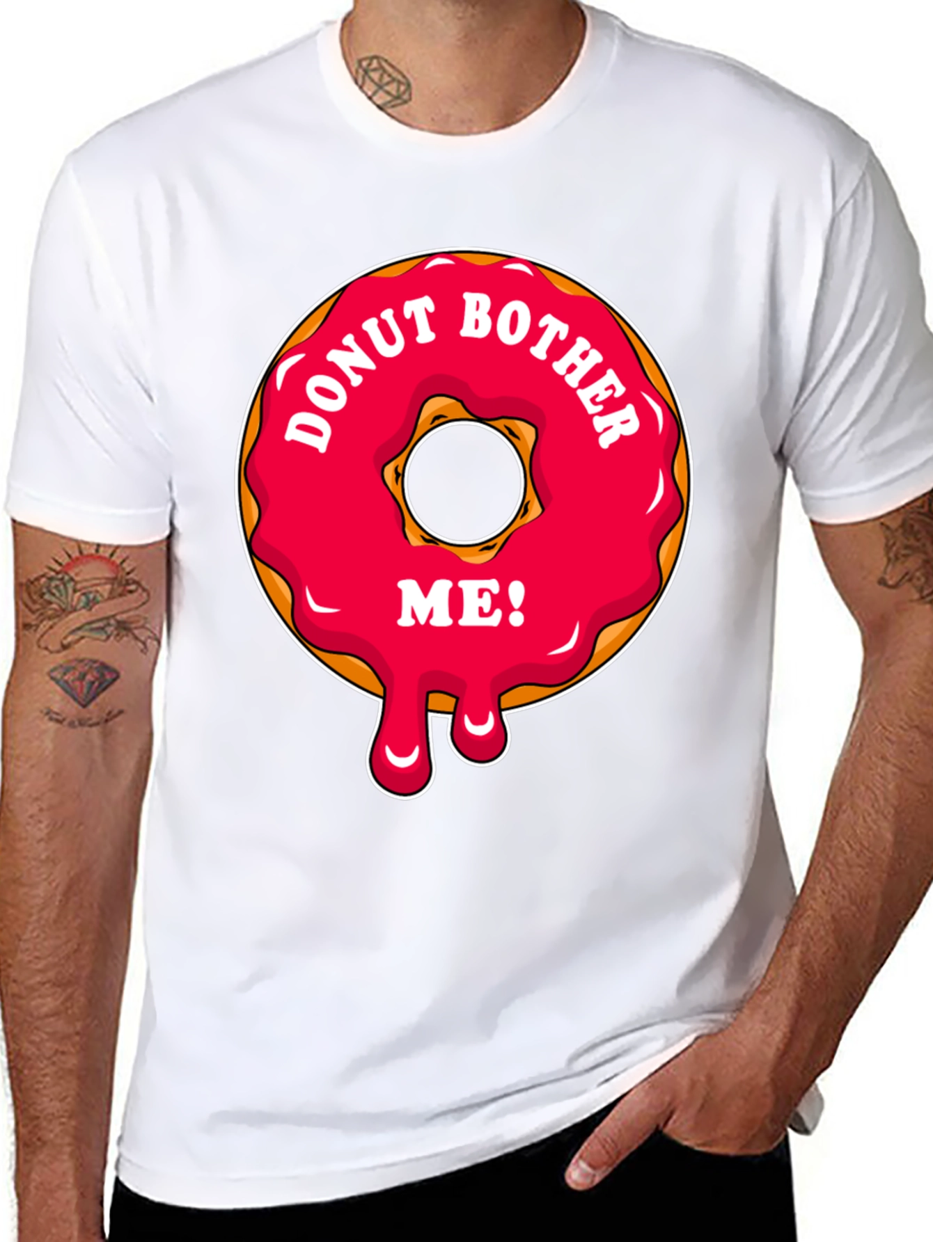 Donut Bother Me T-Shirt Funny Novelty Tee