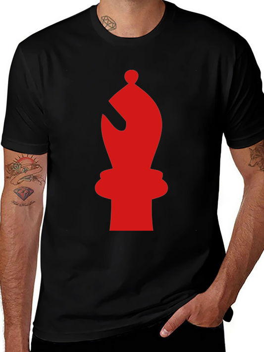 Chess Bishop Graphic Tee - Stylish and Unique