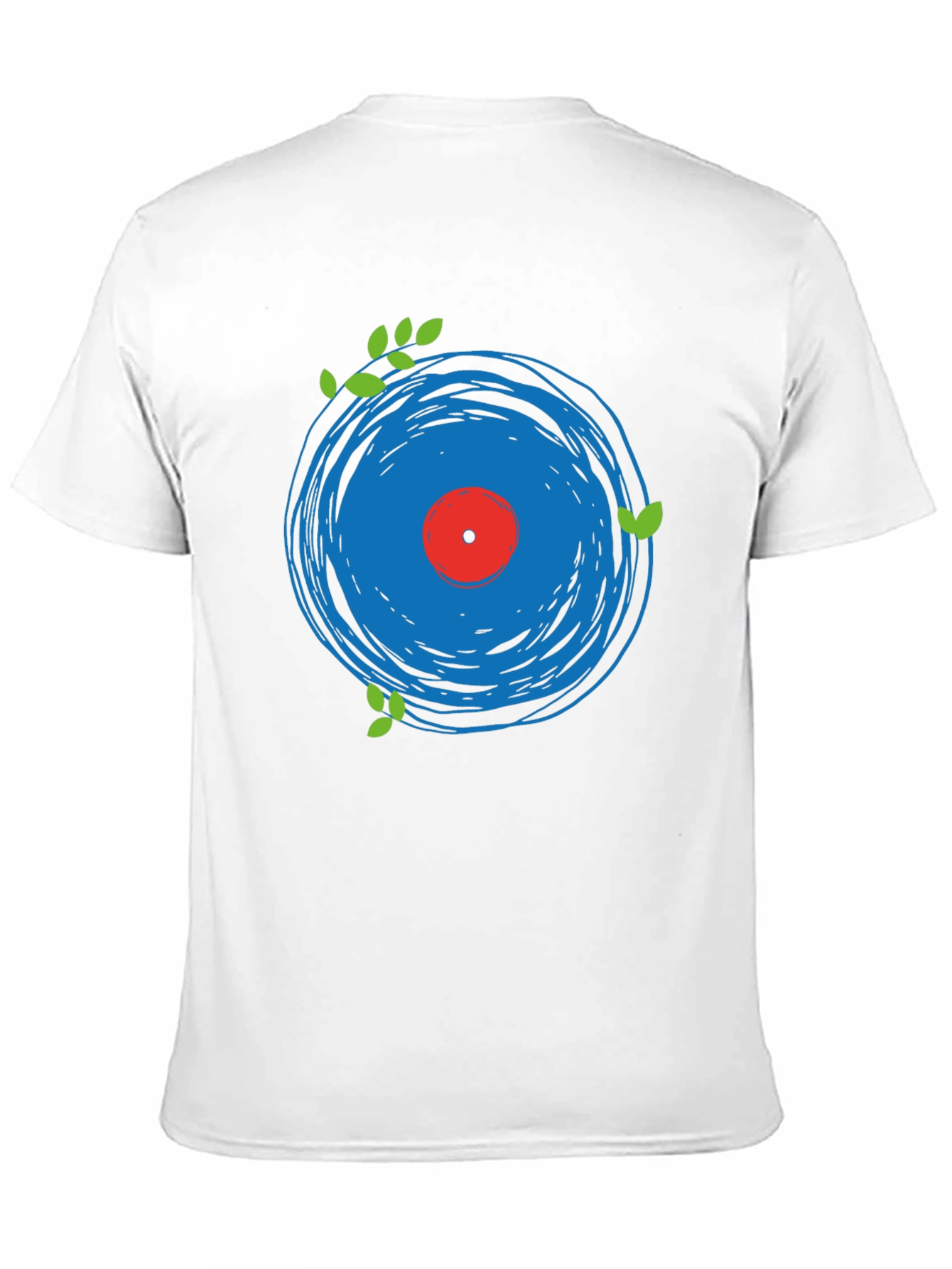 Abstract Vinyl Record Graphic Tee