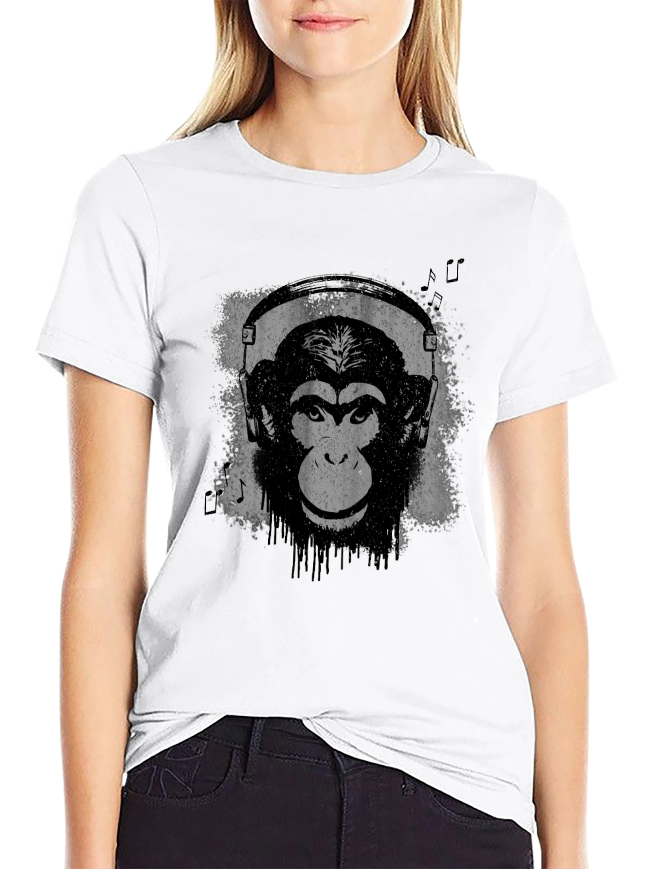 Monkey DJ Graphic Tee - Cool Casual Style