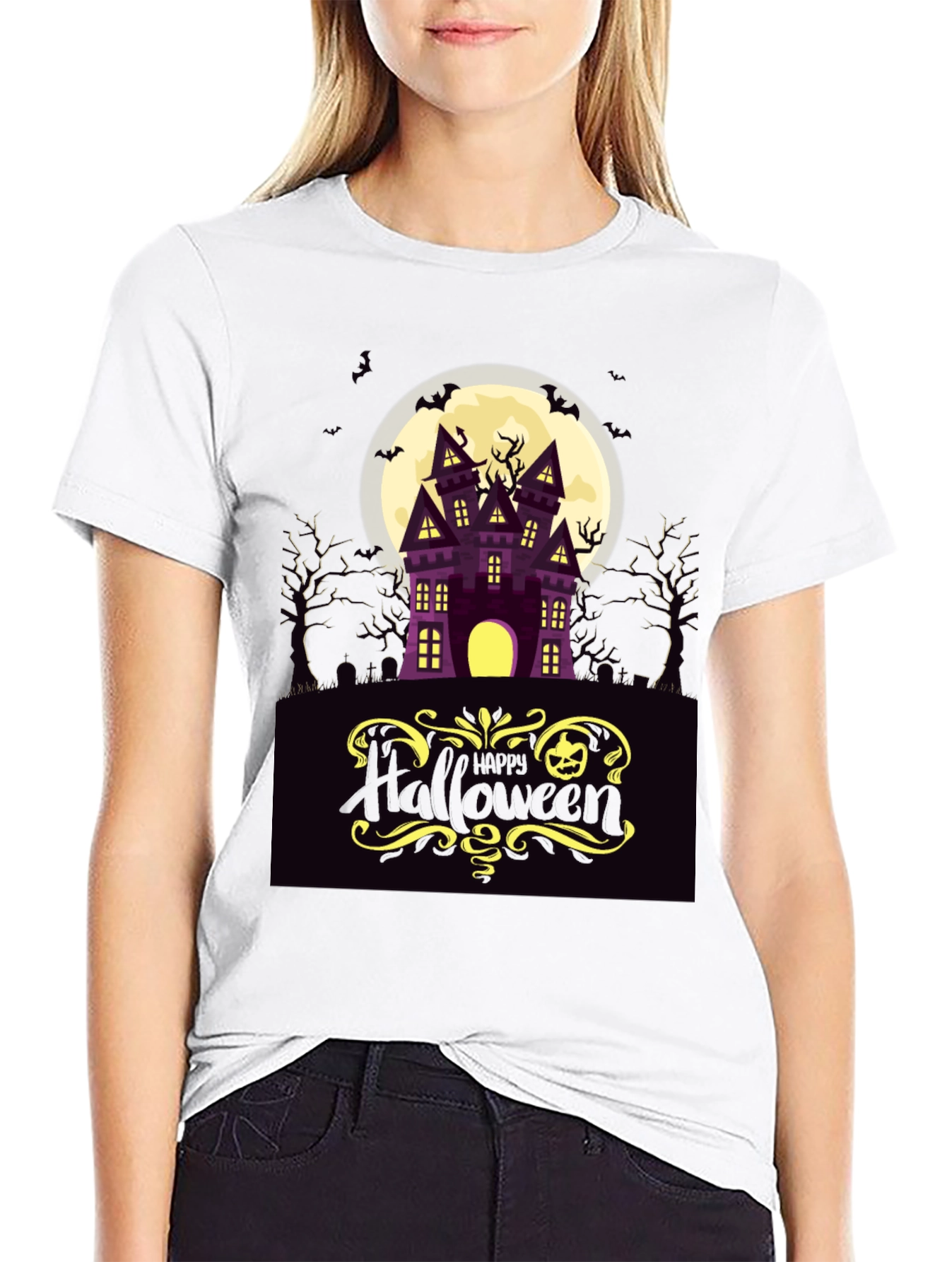 Spooky Season Halloween House T-Shirt