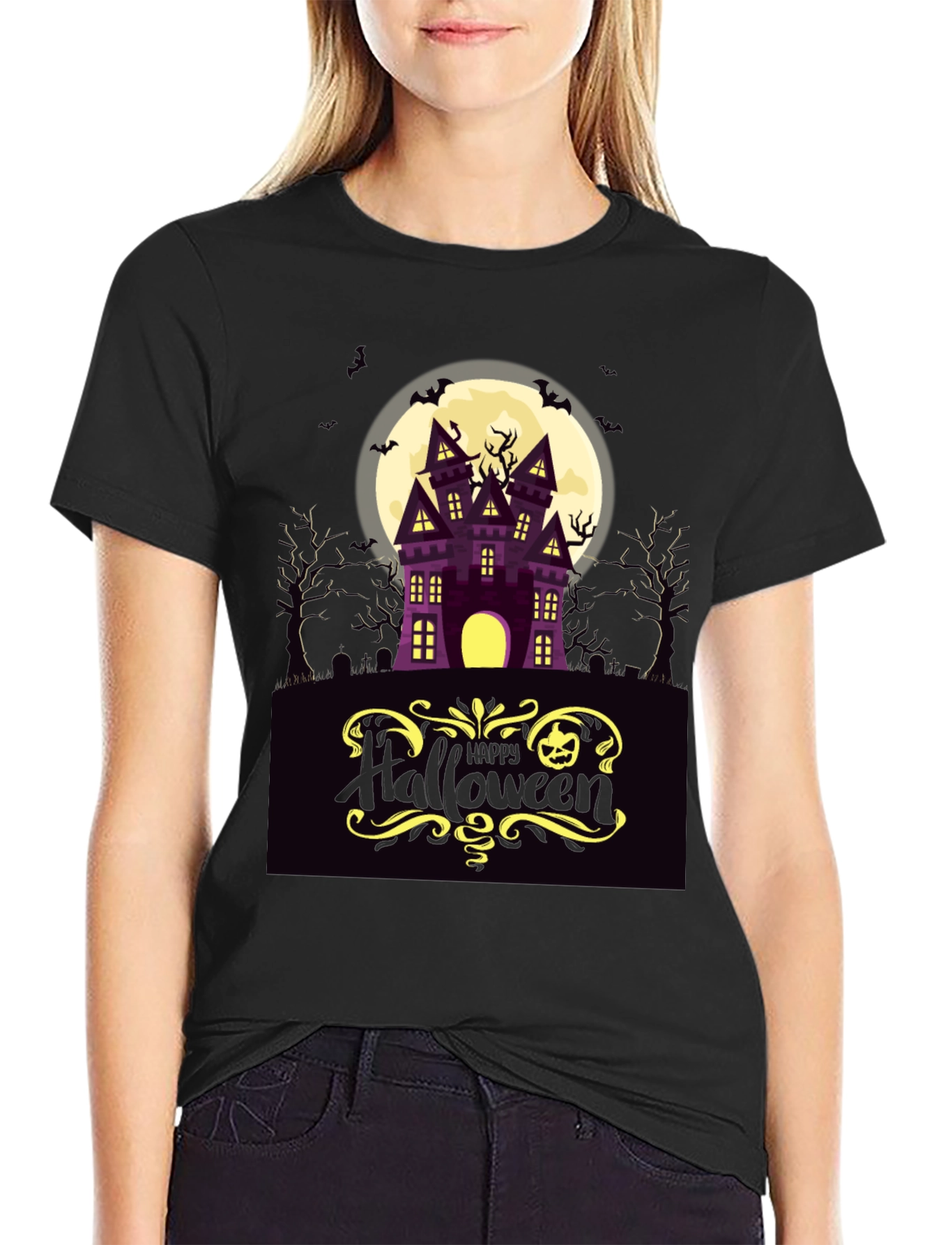 Spooky Season Halloween House T-Shirt
