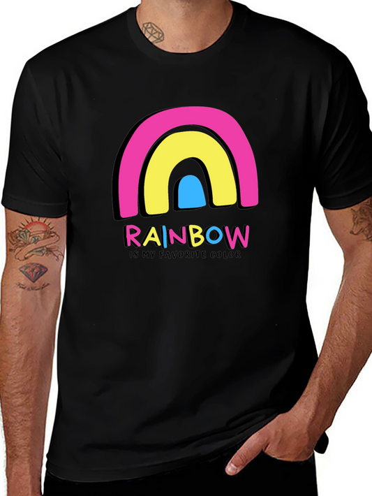 Rainbow Is My Favorite Color Graphic T-Shirt