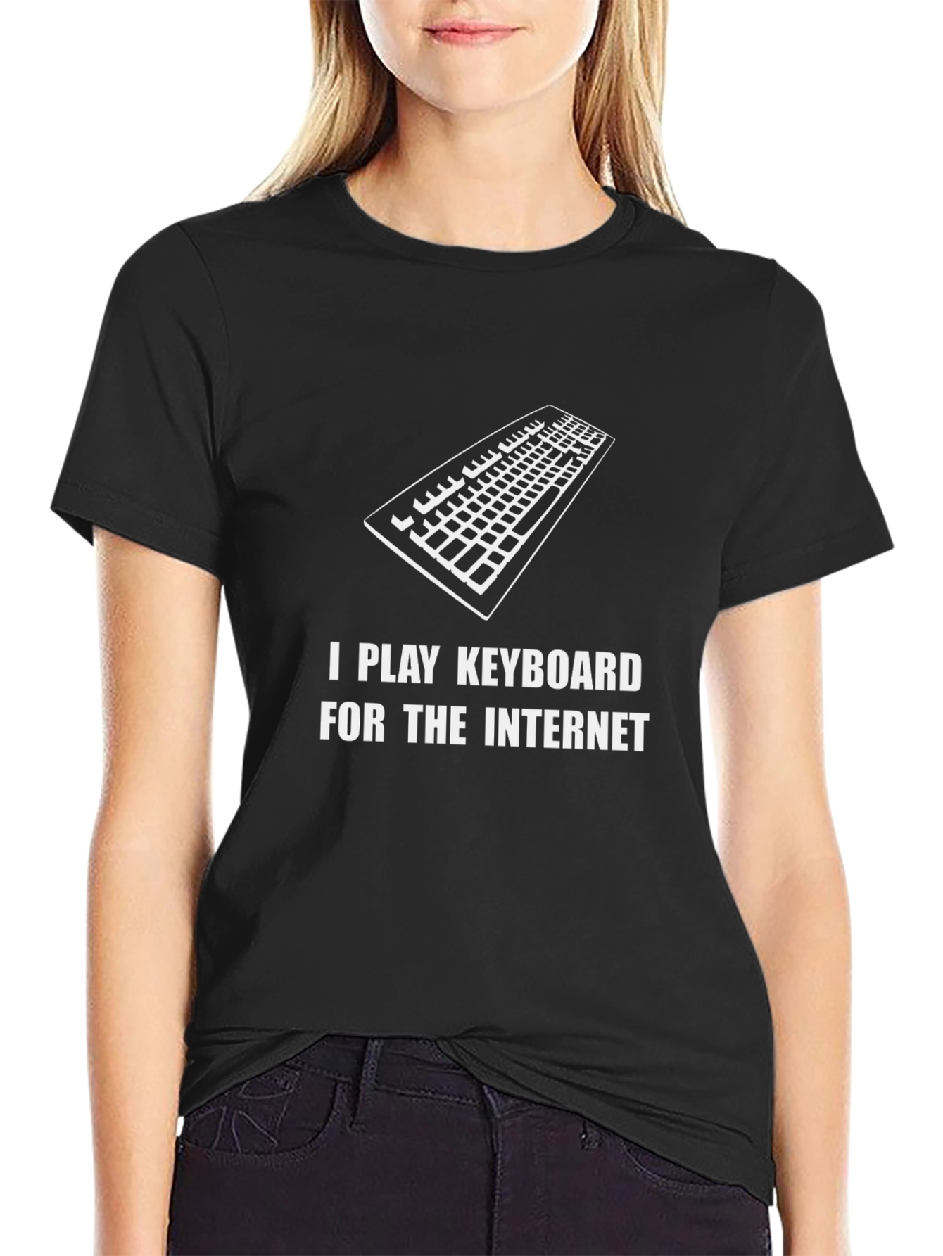 I Play Keyboard For The Internet Graphic Tee