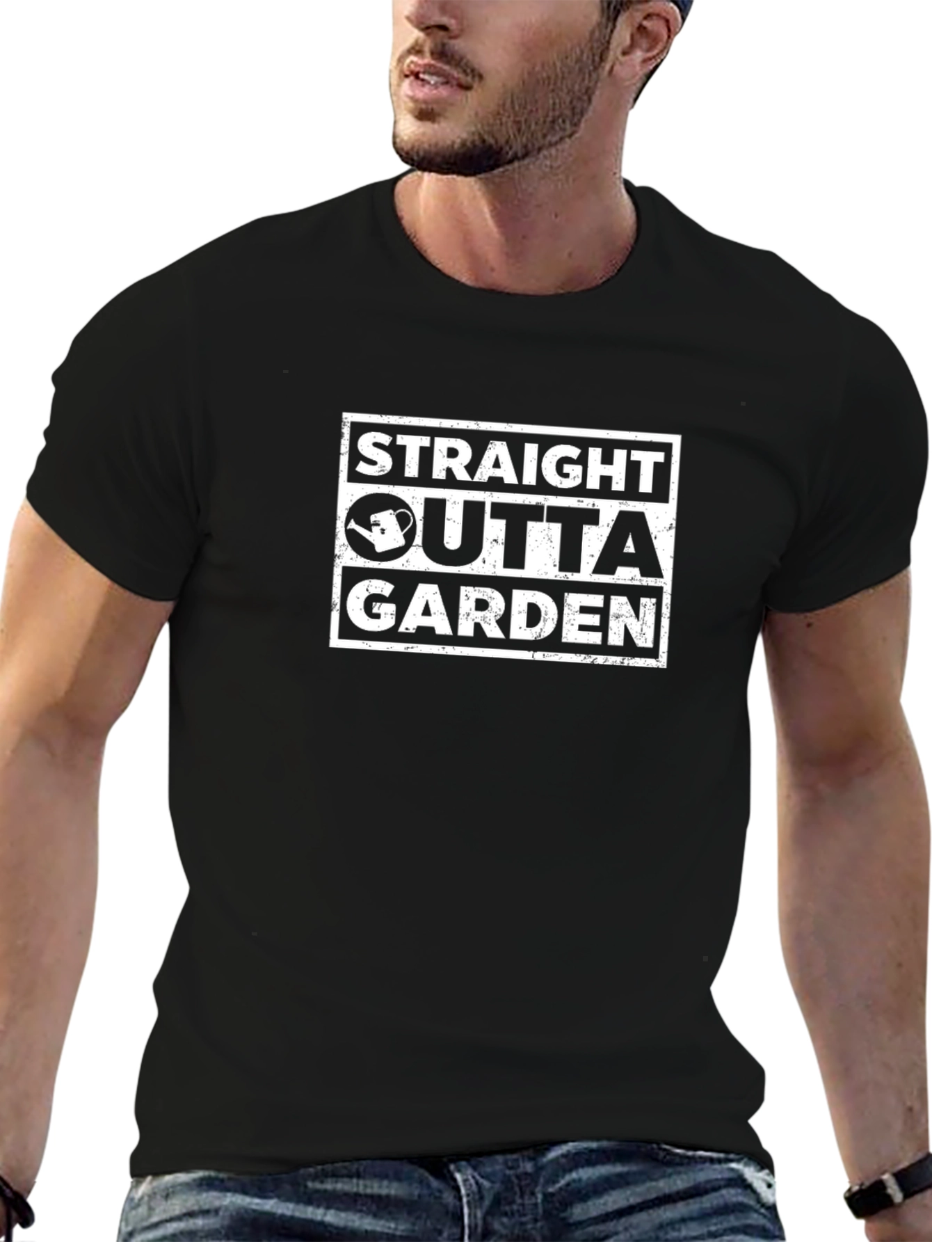 Straight Outta Garden T-Shirt - Funny Gardener Tee