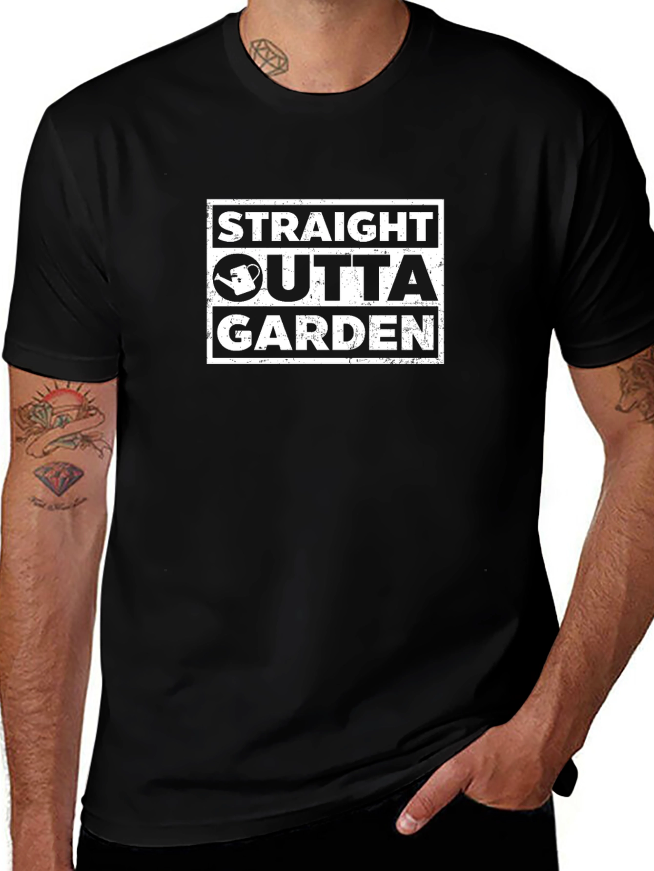 Straight Outta Garden T-Shirt - Funny Gardener Tee
