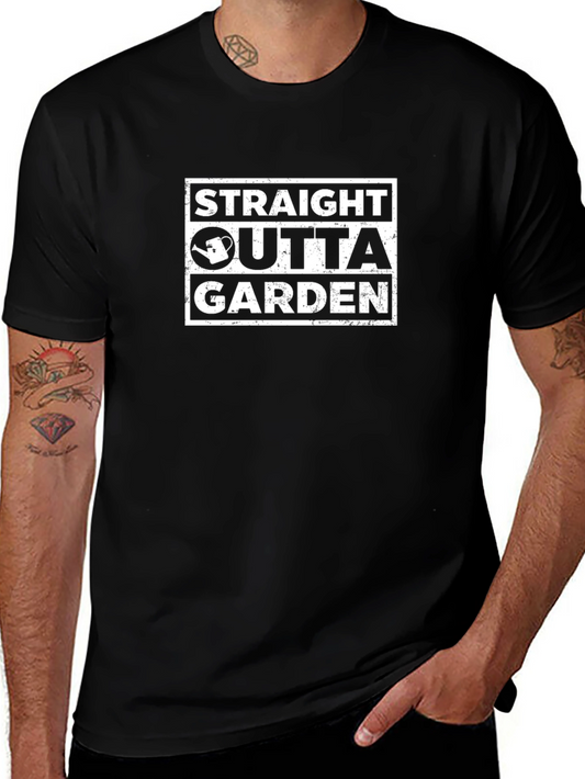 Straight Outta Garden T-Shirt - Funny Gardener Tee