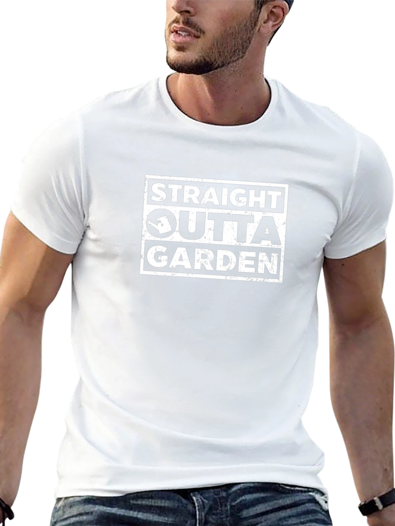 Straight Outta Garden T-Shirt - Funny Gardener Tee