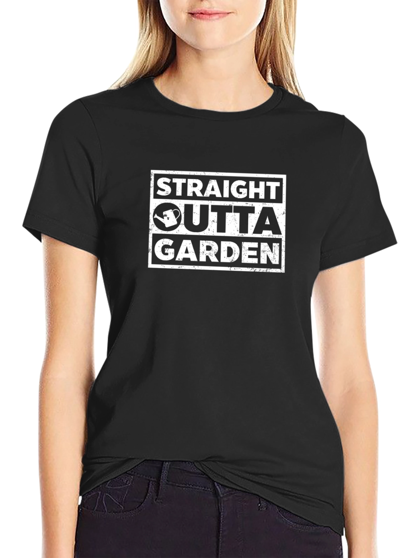 Straight Outta Garden T-Shirt - Funny Gardener Tee