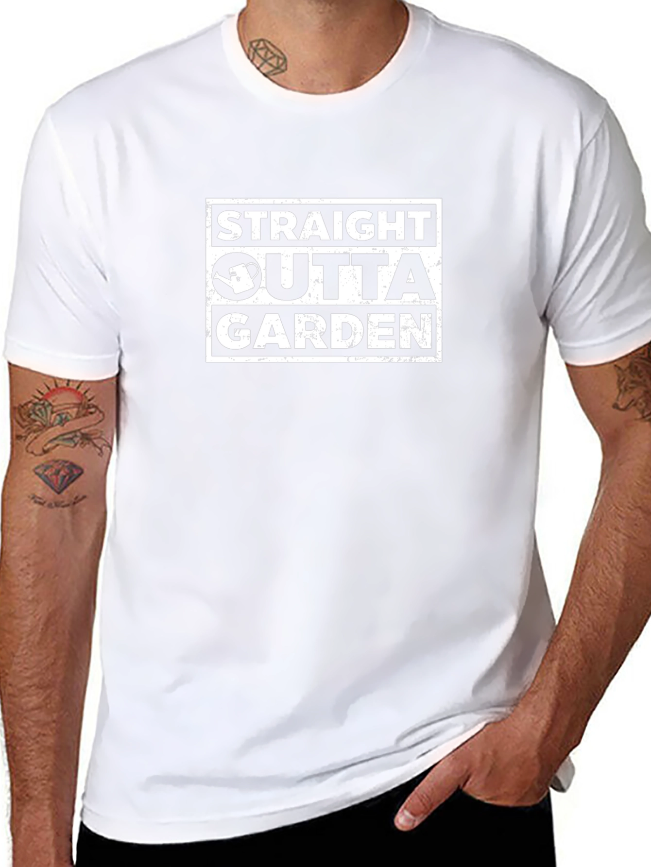Straight Outta Garden T-Shirt - Funny Gardener Tee