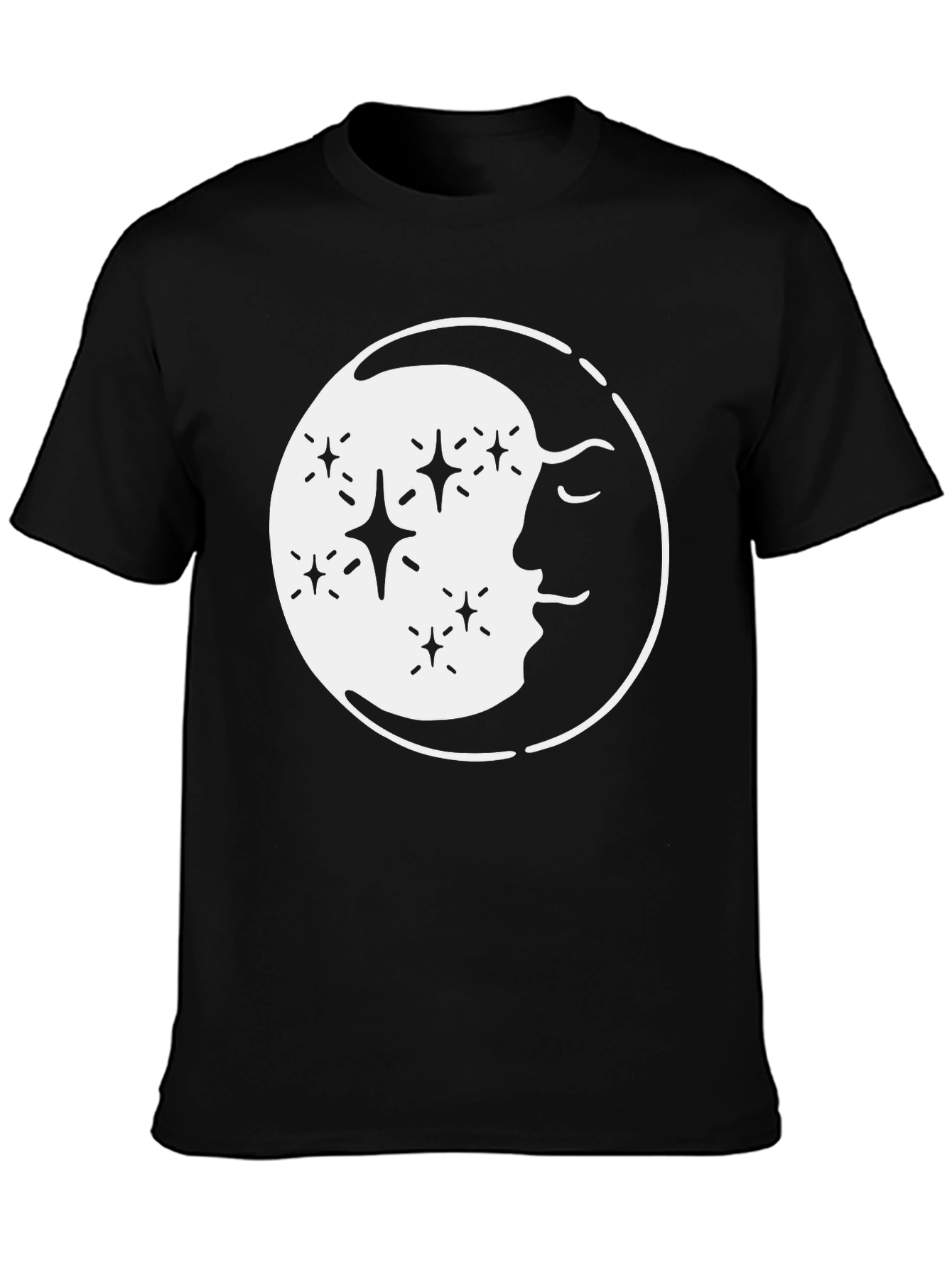 Celestial Moon Graphic T-Shirt