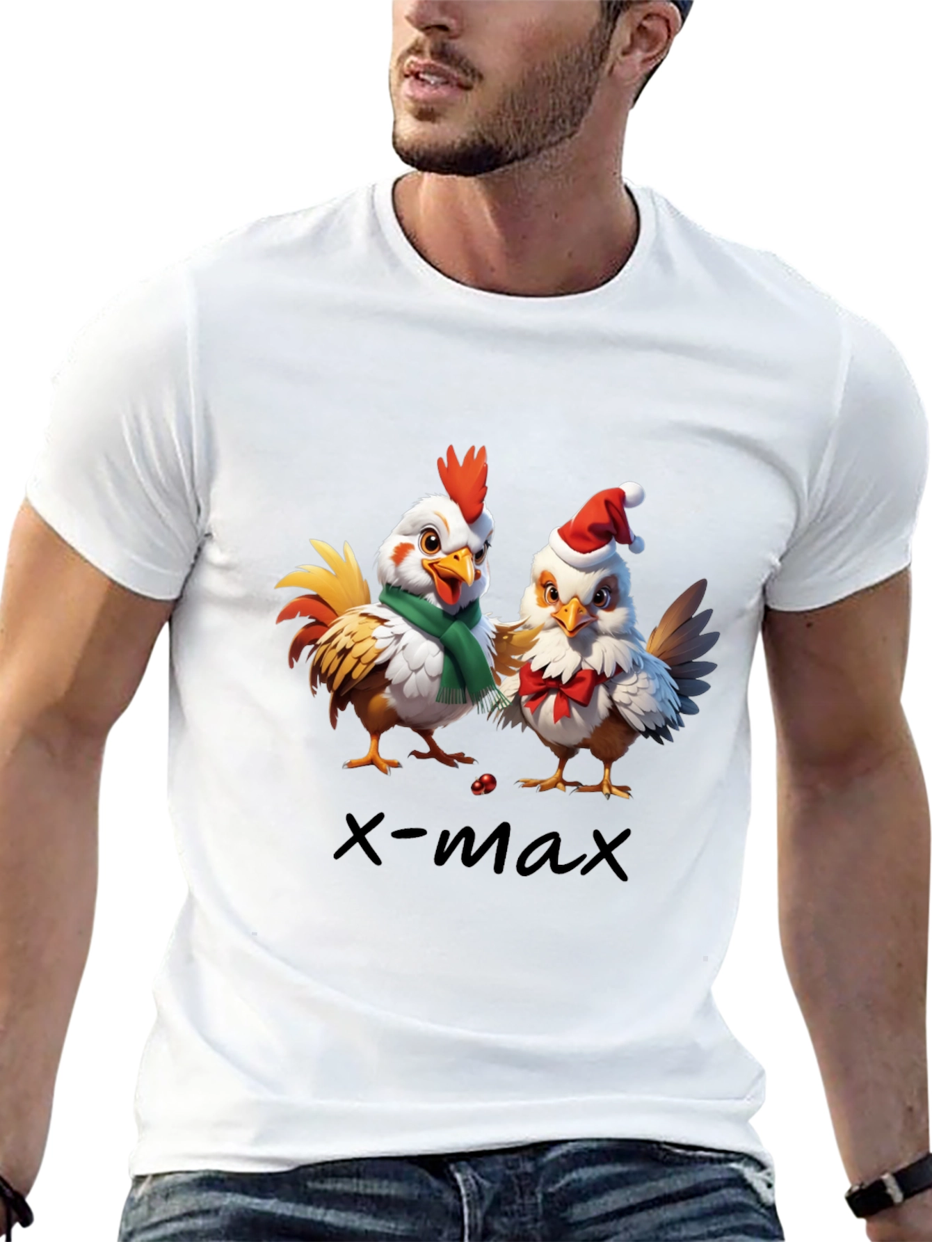 X-Max Chicken Graphic Tee