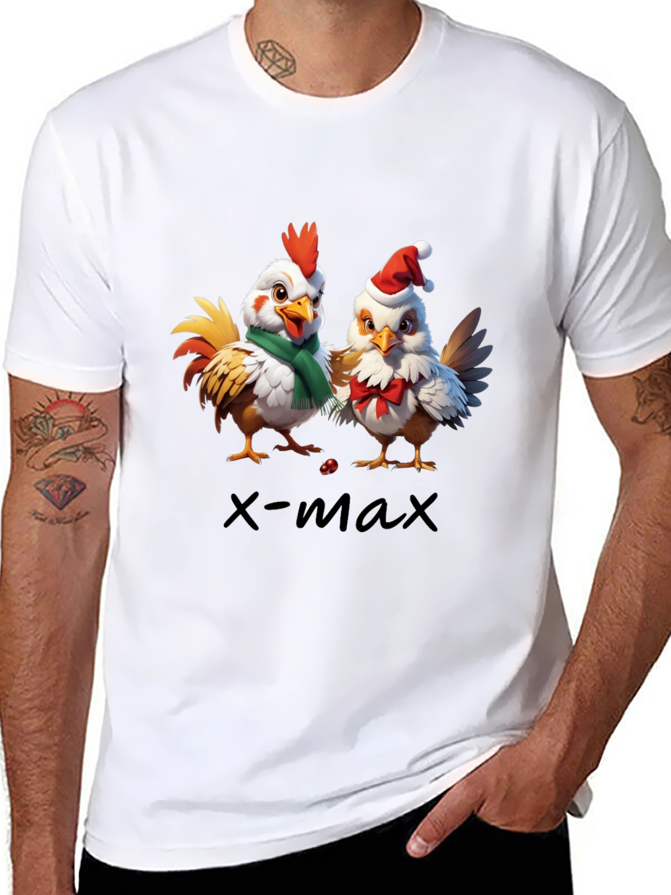 X-Max Chicken Graphic Tee