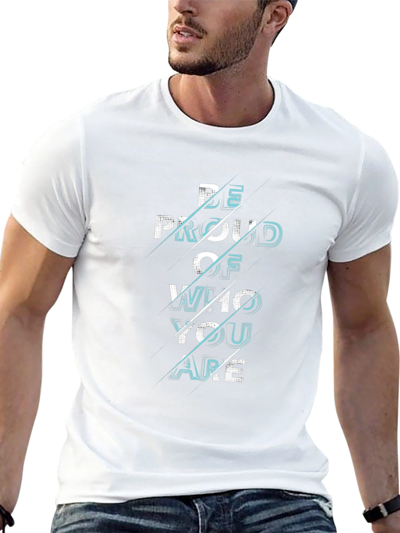 Be Proud Graphic Black T-Shirt