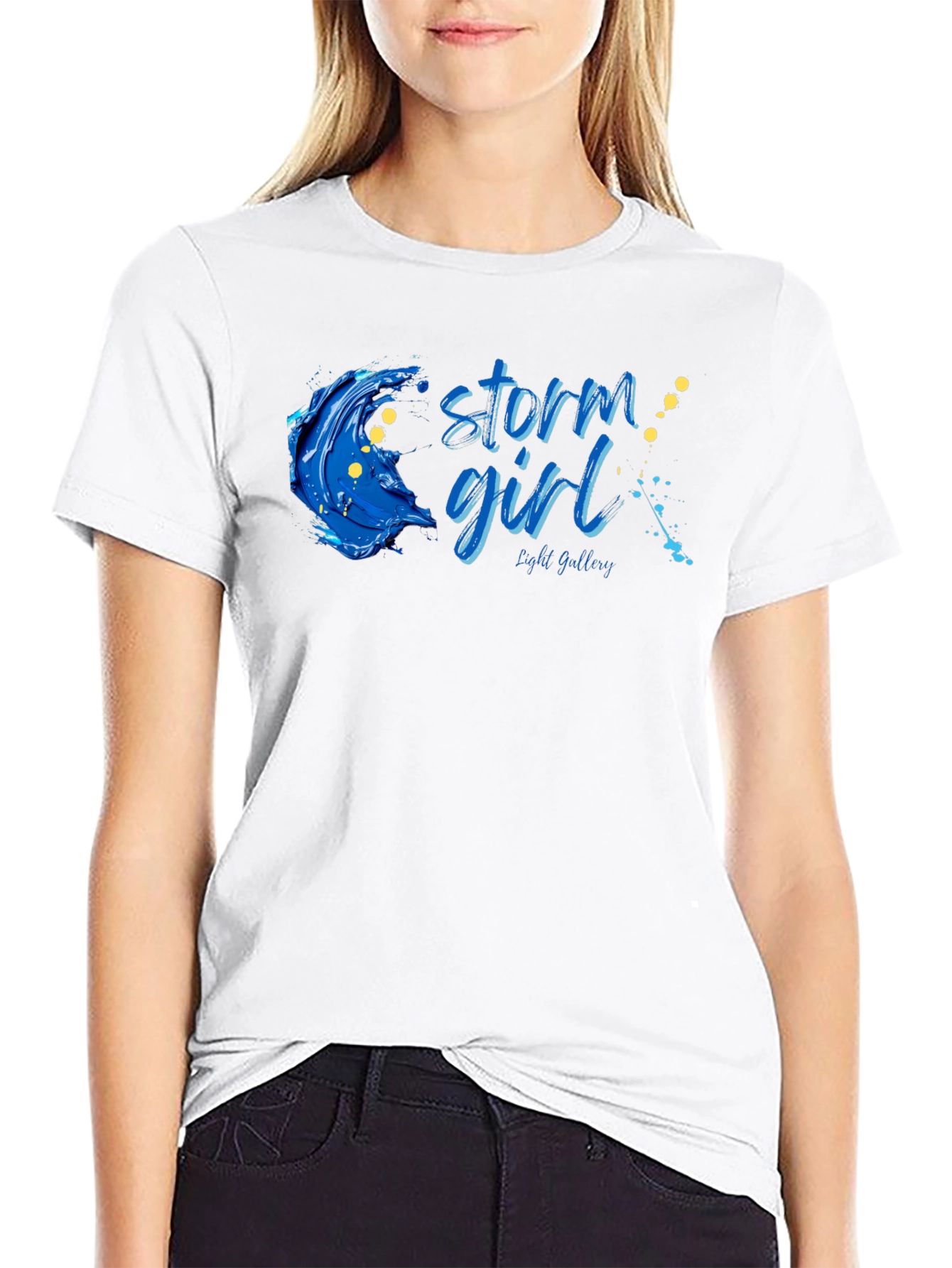 Storm Girl Graphic Black T-Shirt