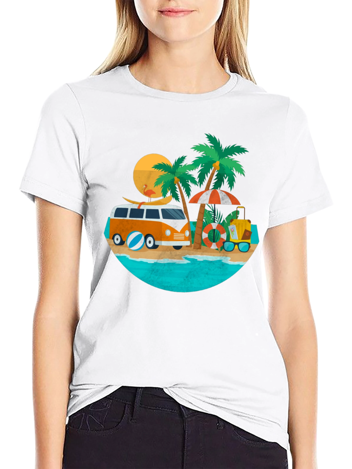 Summer Beach Bus T-Shirt