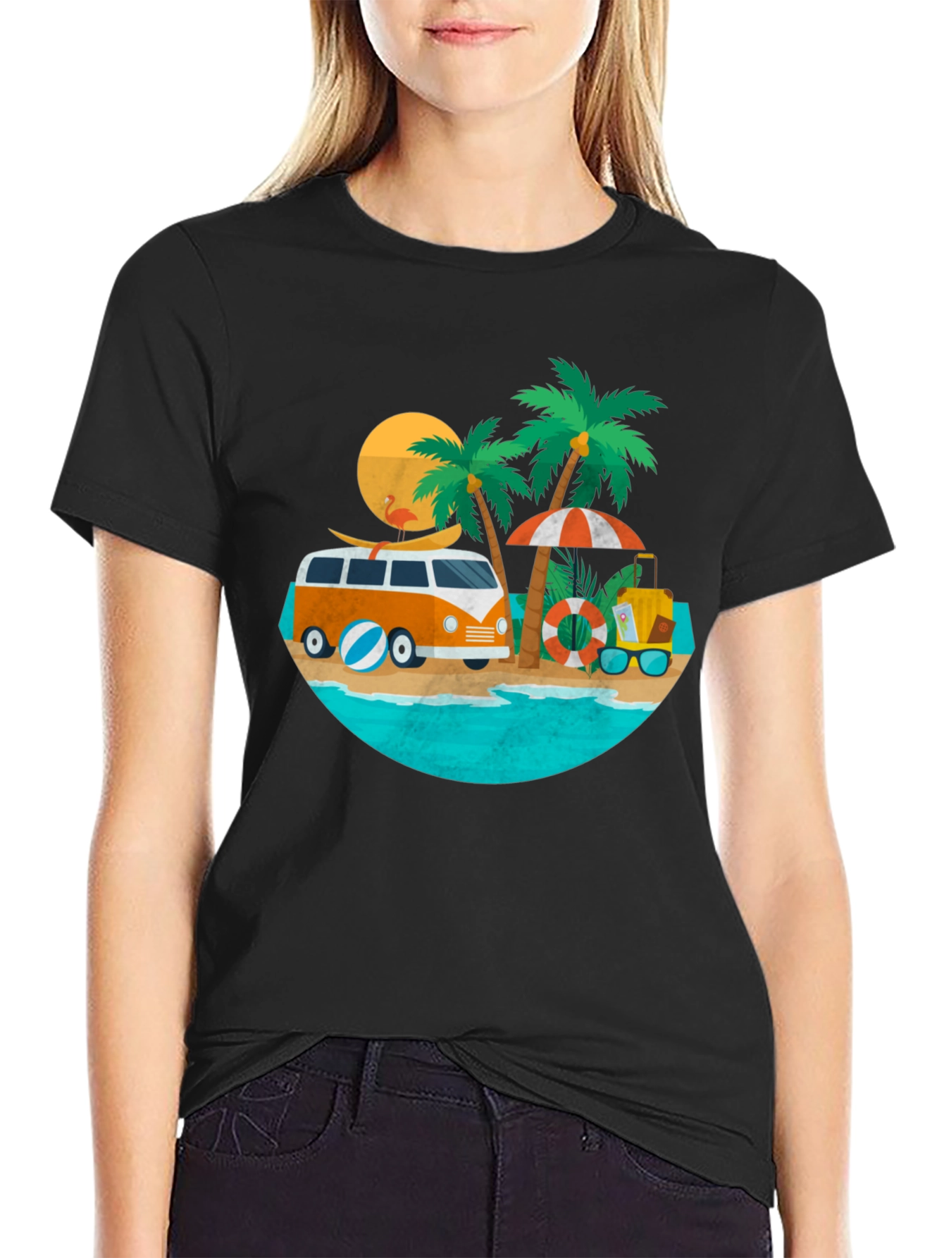 Summer Beach Bus T-Shirt