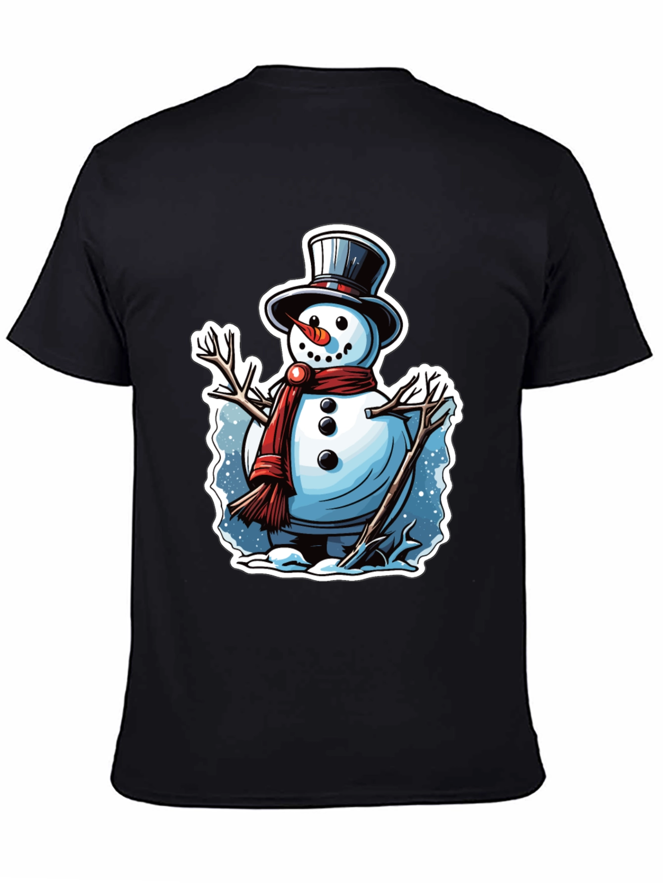 Festive Snowman Graphic Tee