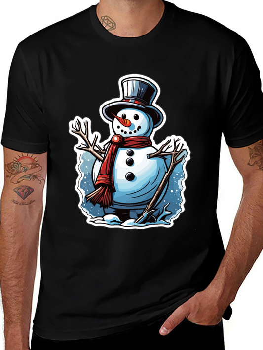 Festive Snowman Graphic Tee