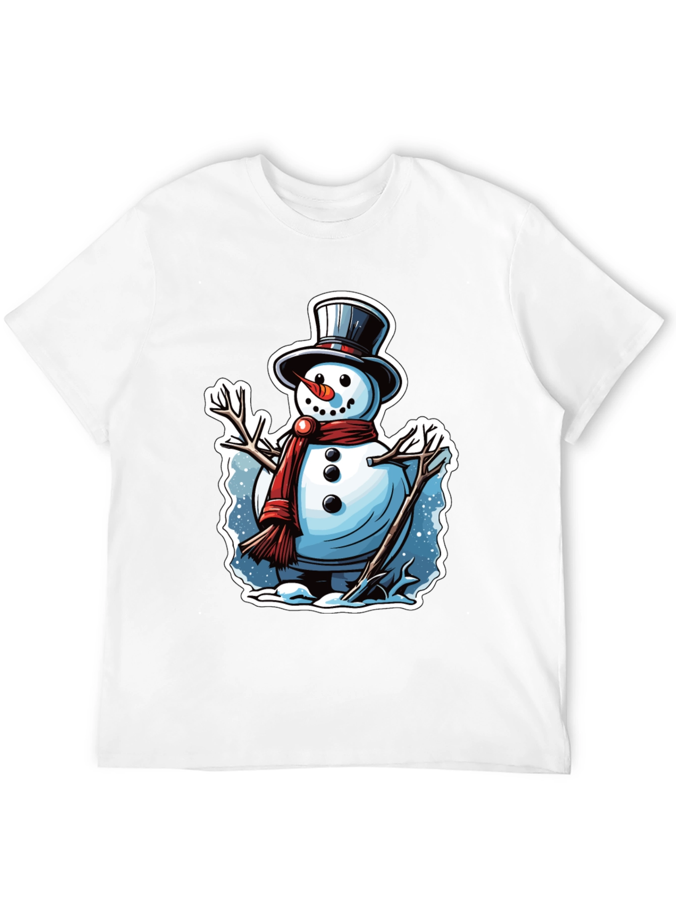 Festive Snowman Graphic Tee