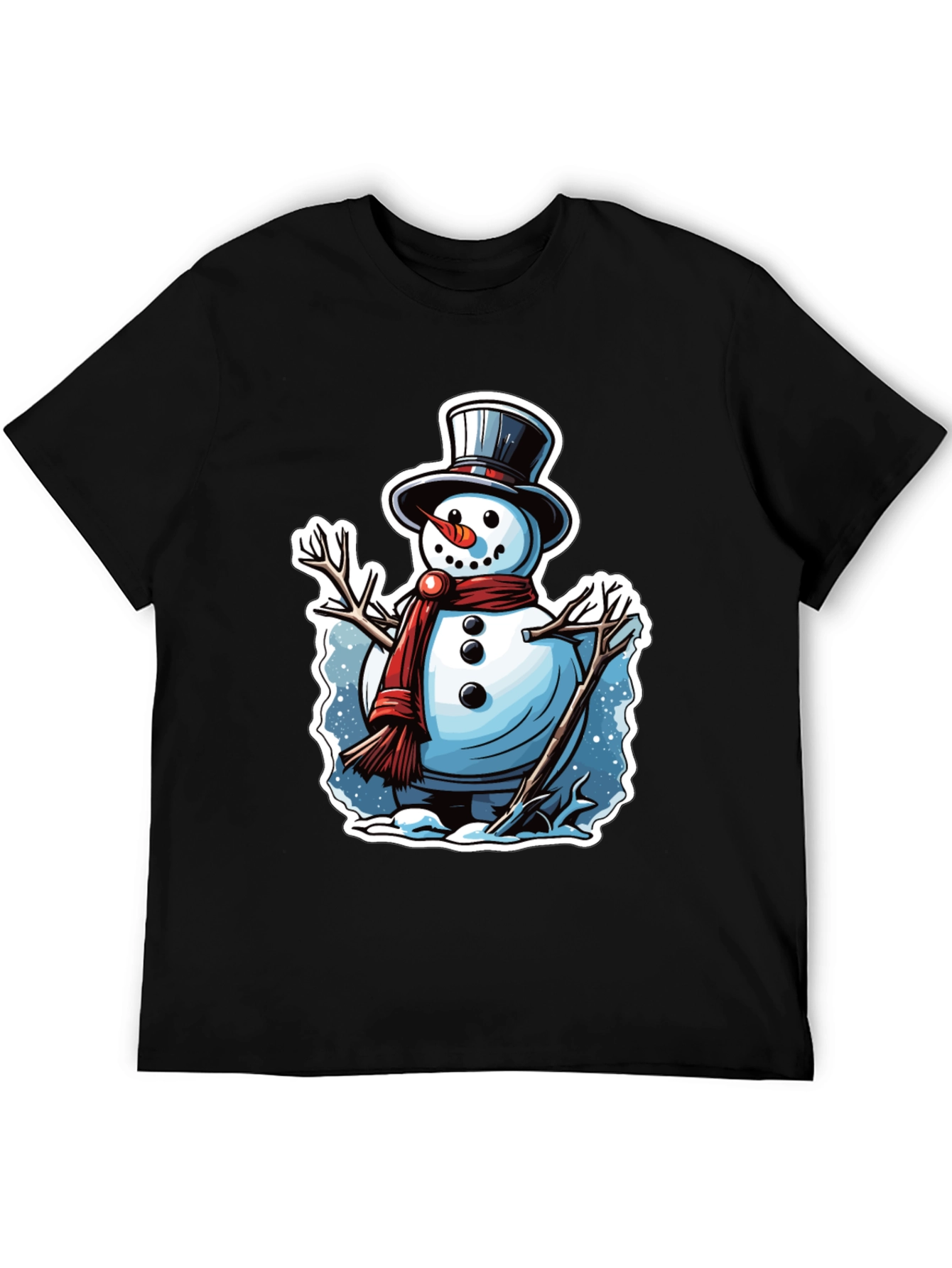 Festive Snowman Graphic Tee