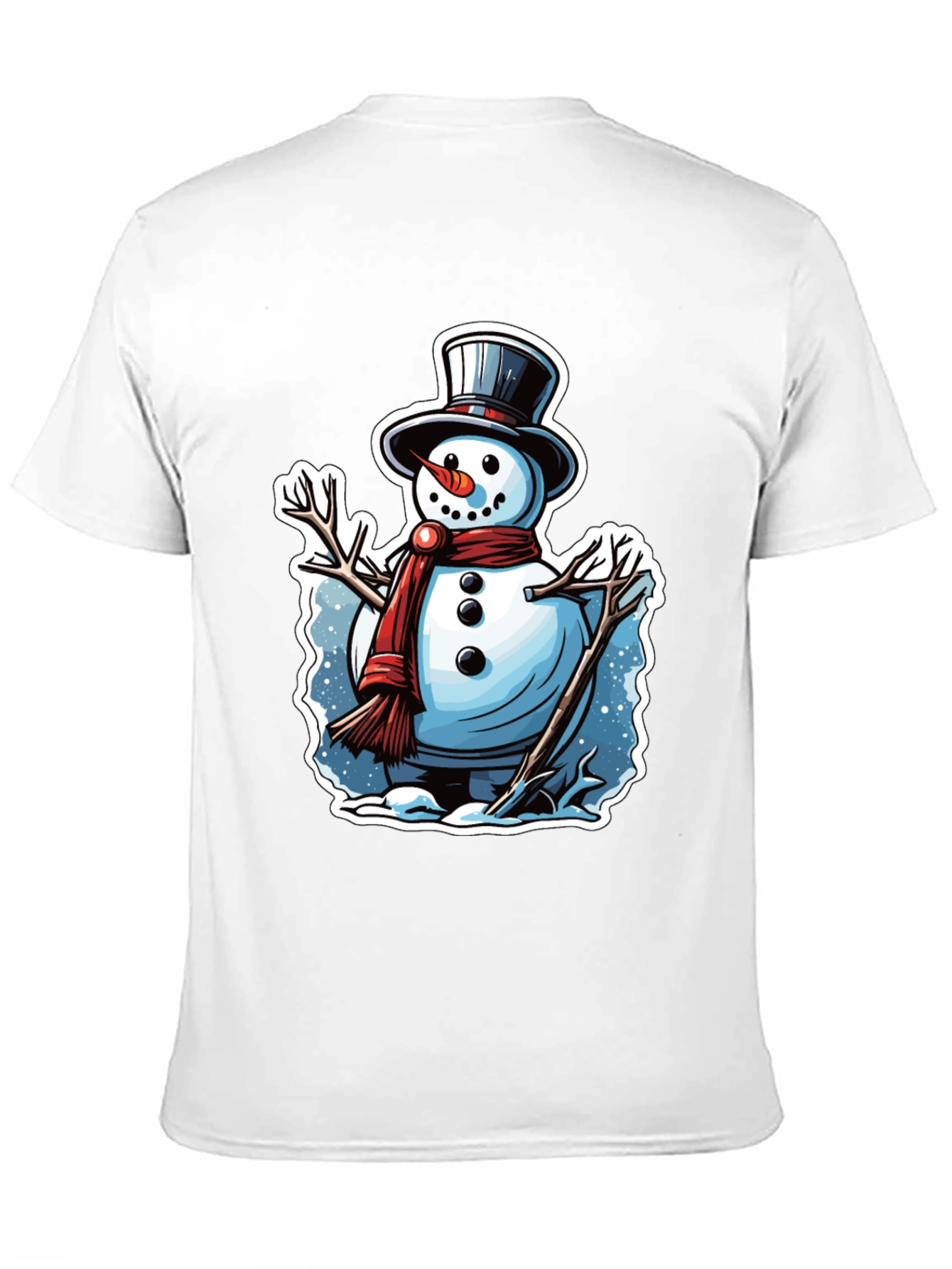 Festive Snowman Graphic Tee