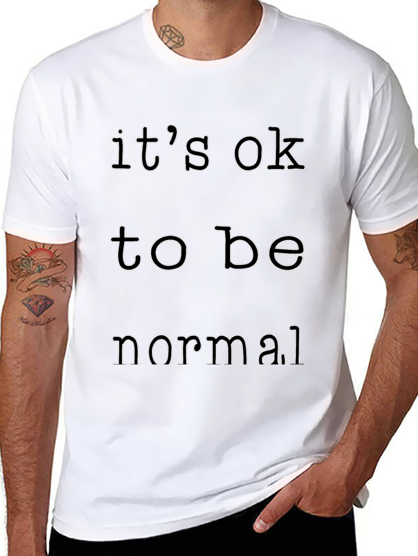 Its Okay to Be Normal Graphic Tee