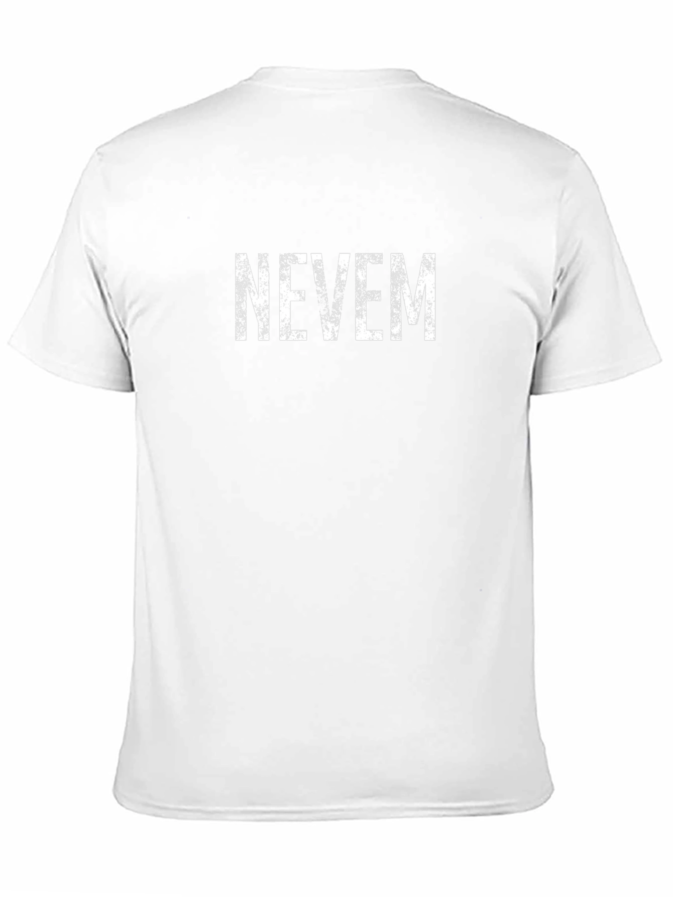NEVEM Distressed Graphic Black T-Shirt