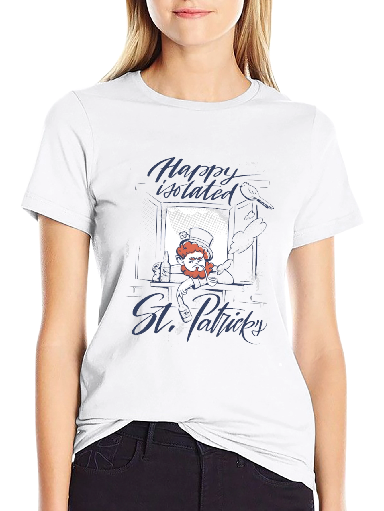 Happy Isolated St. Patricks Day Graphic Tee