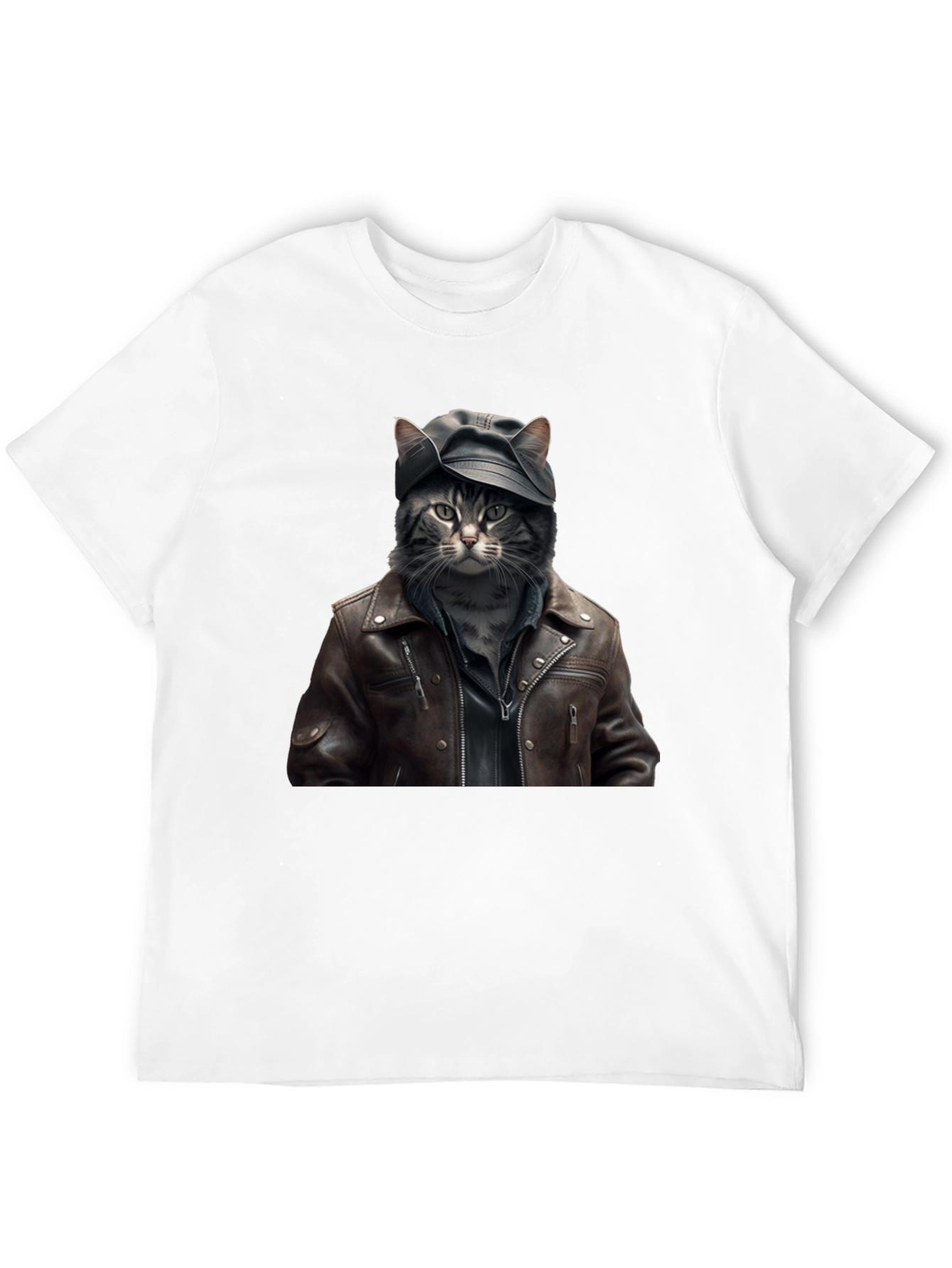 Cool Cat Biker T-Shirt
